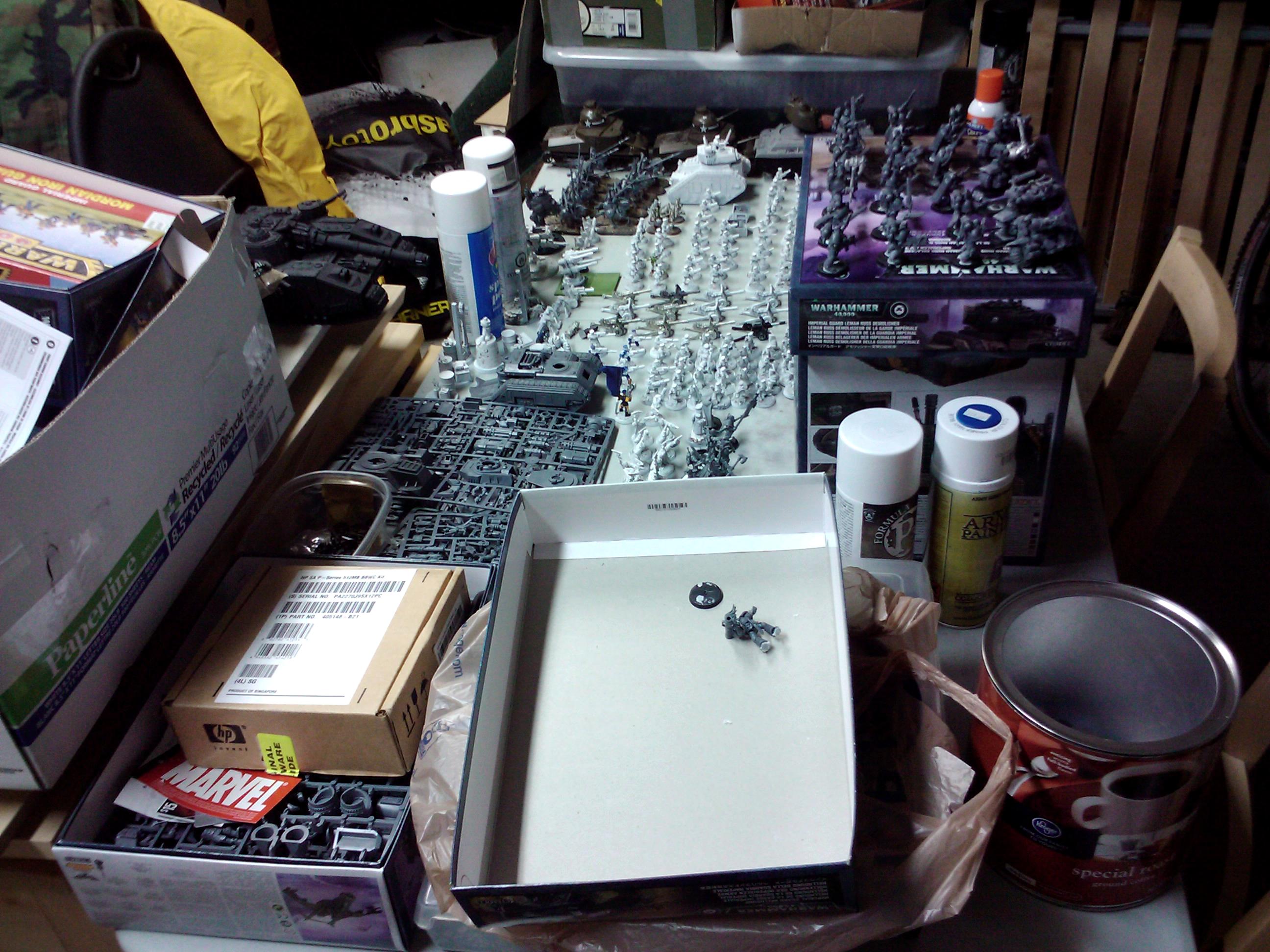 Conversion, Hobby Craft, Imperial Guard, Mordian Iron Guard, Paint Scheme, Warhammer 40,000