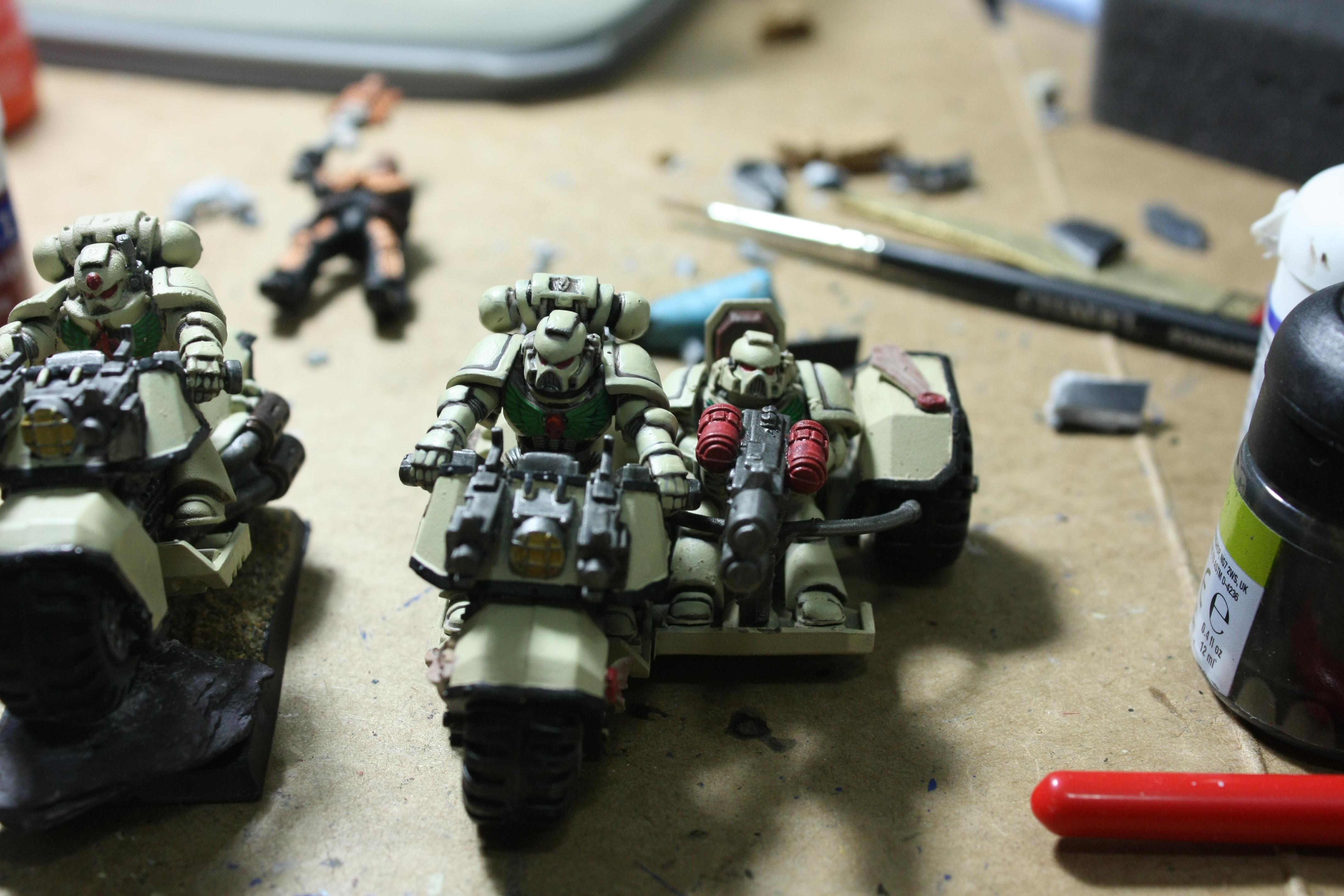 Angel Of Absolution, Attack Bikes, Bike, Space Marines, Warhammer 40,000