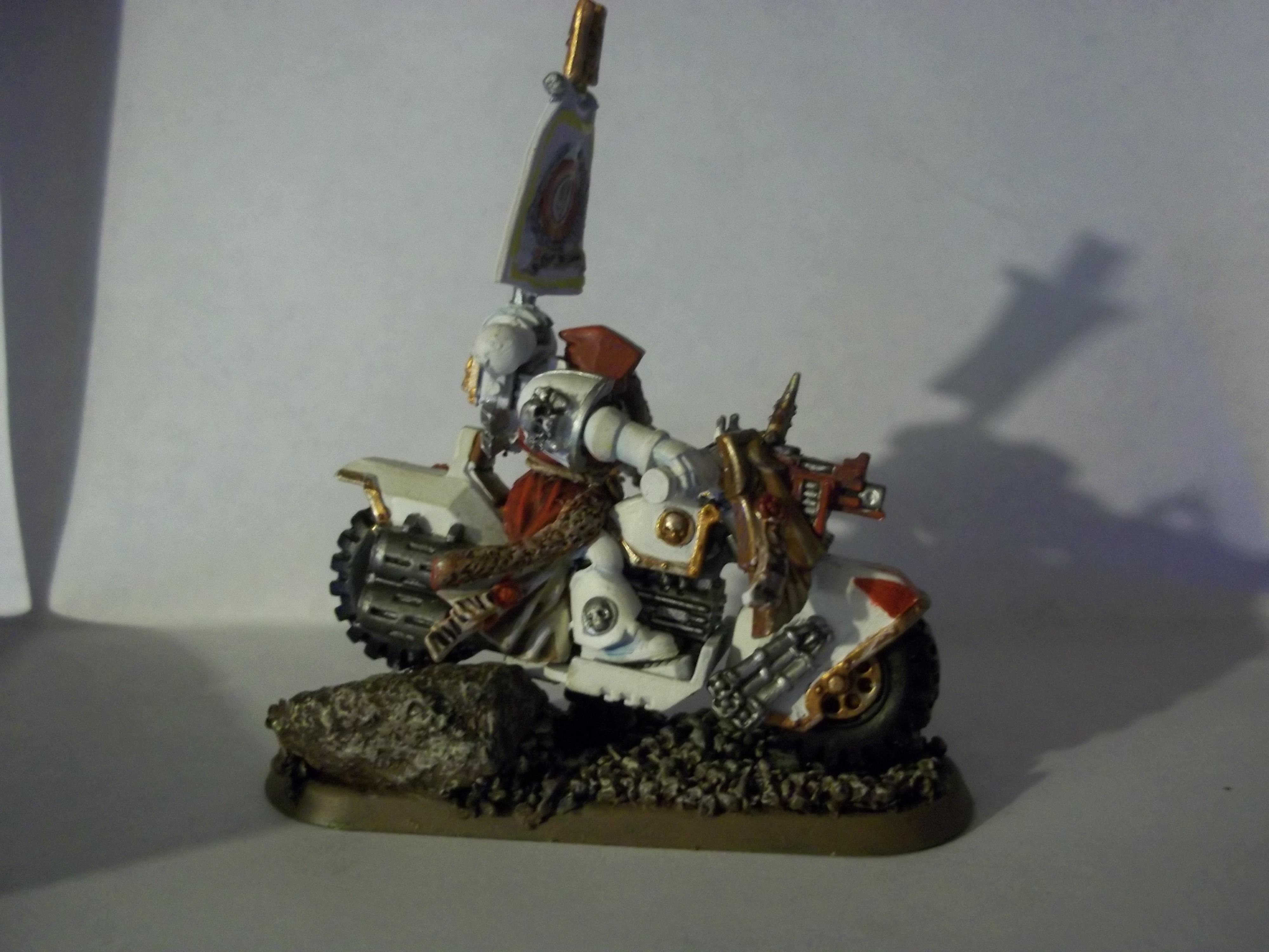 Bike, Space Marines, White