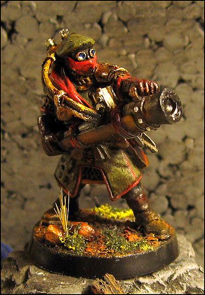 Heavy Flamer, Imperial Guard, Masked, Modified, Warmachine