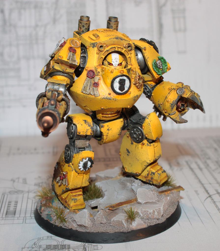 Contemptor, Contemptor Dreadnought, Imperial Fists, Pre Heresy, Pre Heresy Imperial Fists