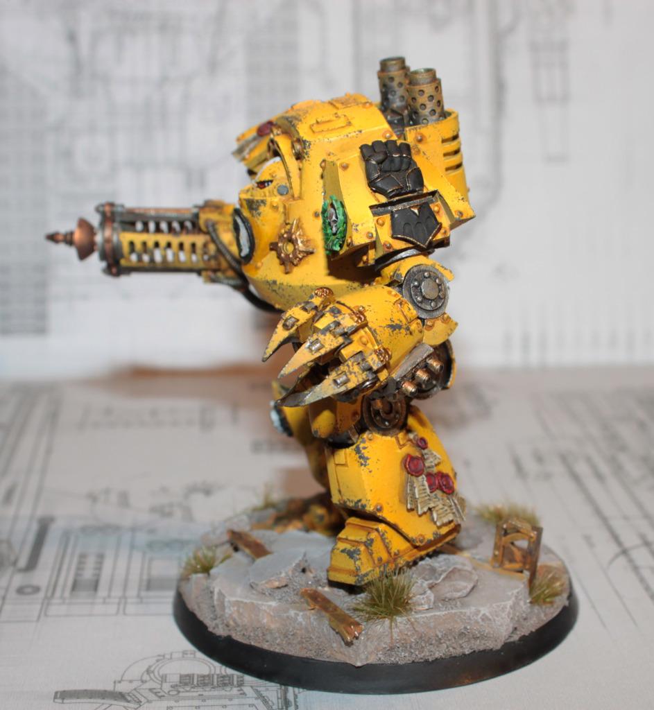 Contemptor, Contemptor Dreadnought, Imperial Fists, Pre Heresy, Pre Heresy Imperial Fists