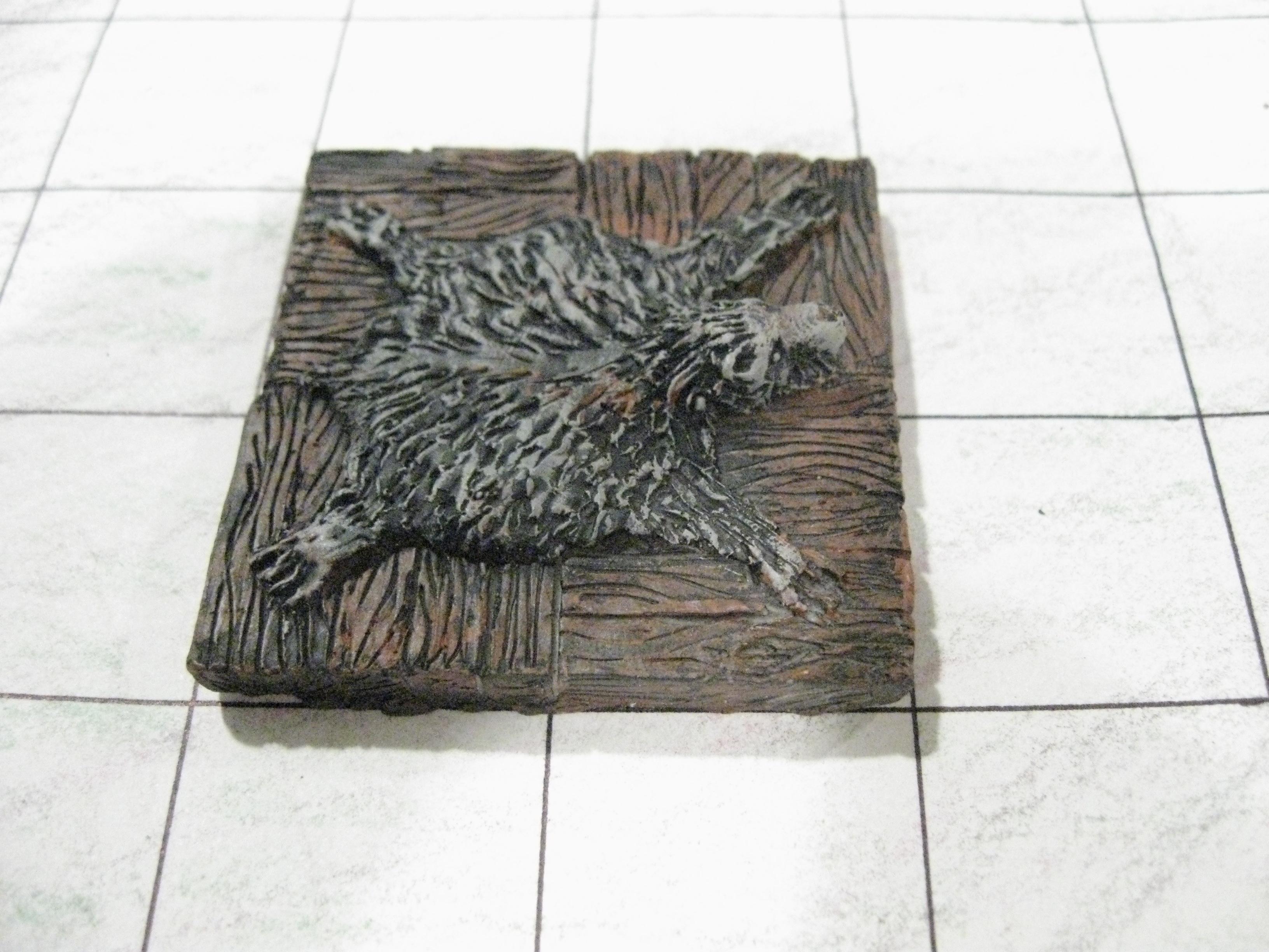 Bear skin rug