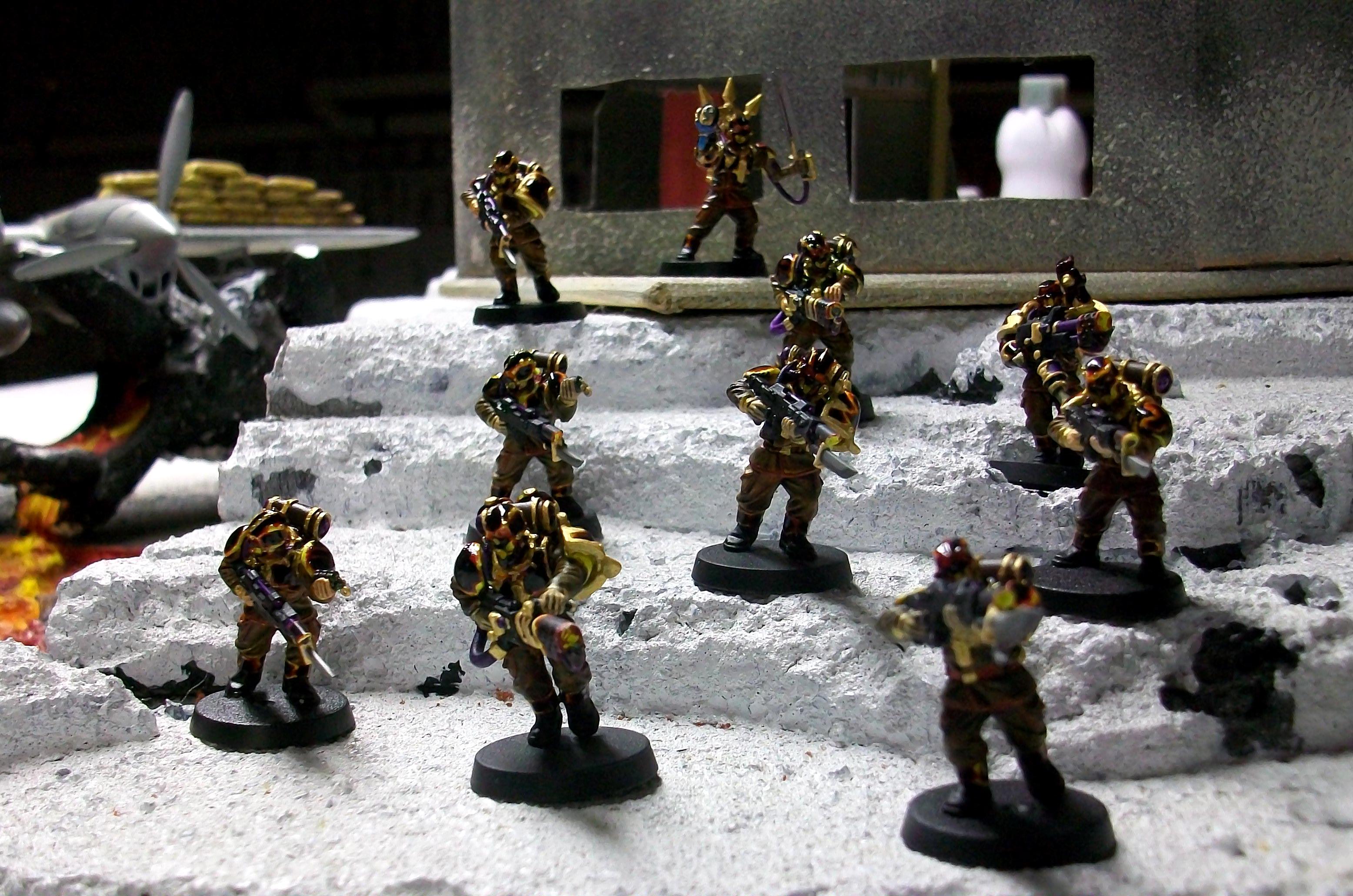 Chaos, Conversion, Disciples Of Xaphan, Elites, Enforcer, Flamethrower, Heretics, Icy, Khorne, Lava, Renegades, Terrain