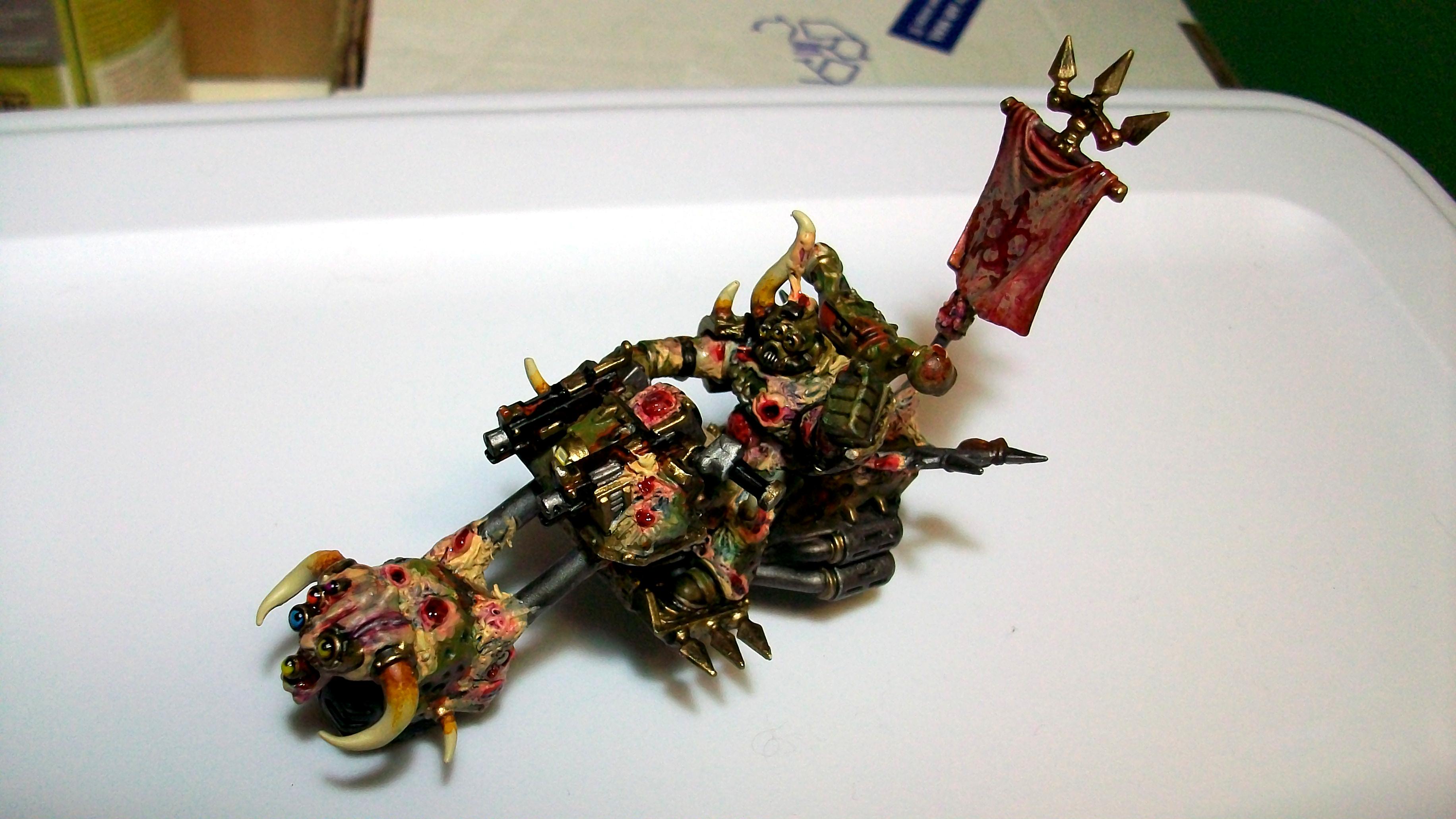 Banner, Bike, Champion, Chaos, Comversion, Custom, Extension, Flamer, Greenstuff, Icon Bearer, Meltagun, Nurgle, Power Fist, Scout Bike, Scouts, Space Marines, Work In Progress