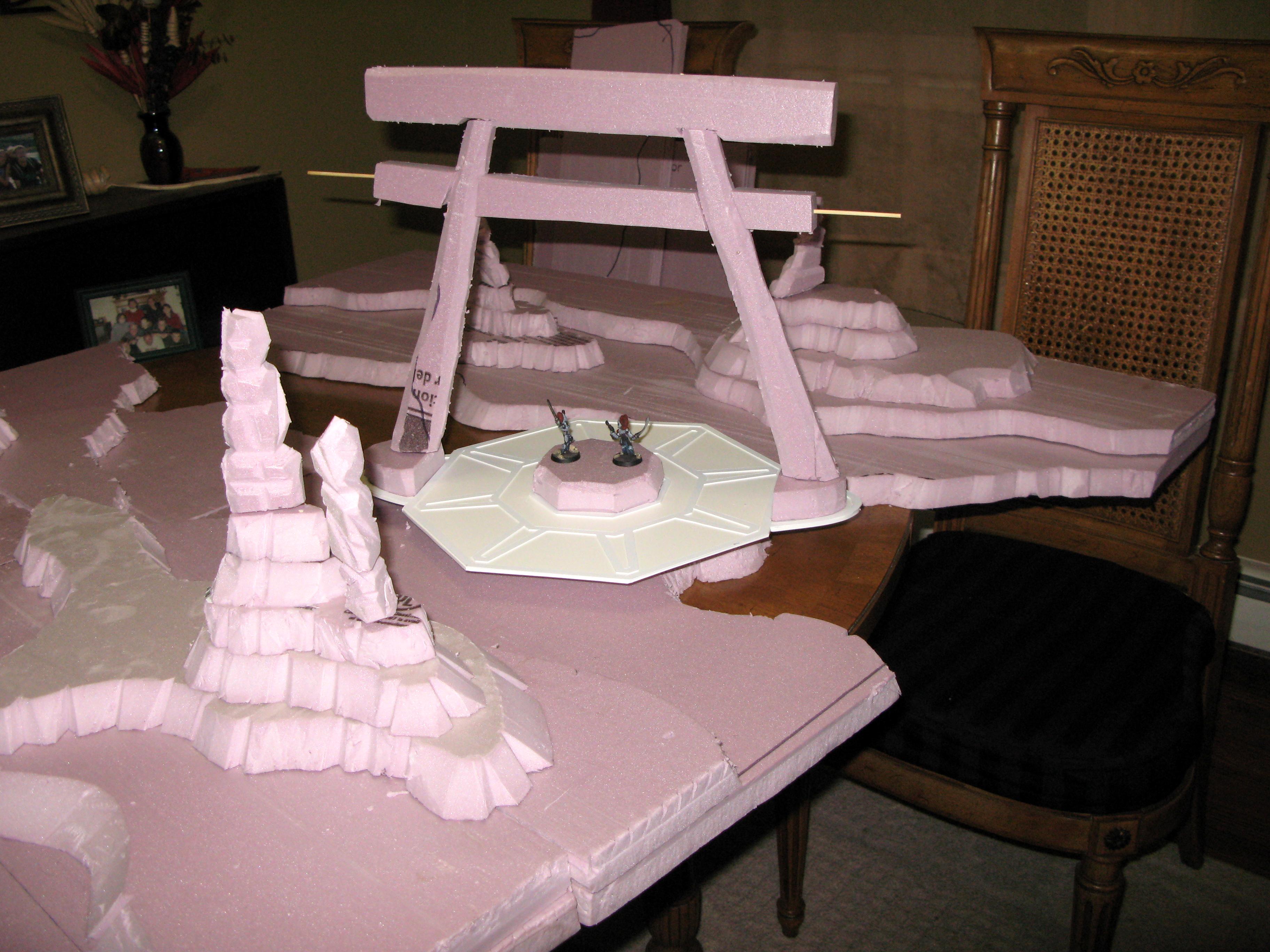 Eldar, Eldar Terrain, Terrain, Work In Progress