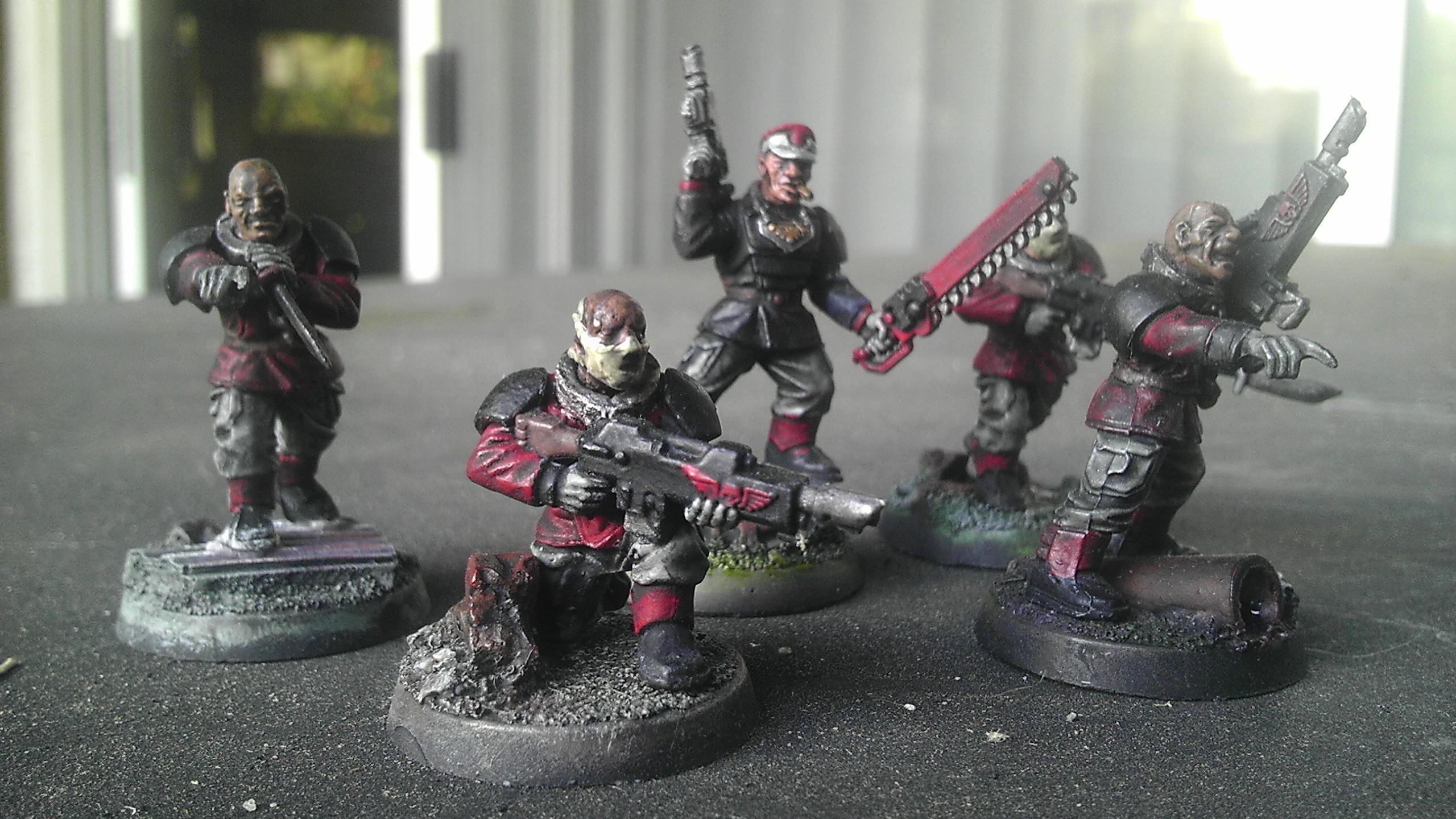 Cadians, Imperial Guard, Penal Legion, Plastic Cadians