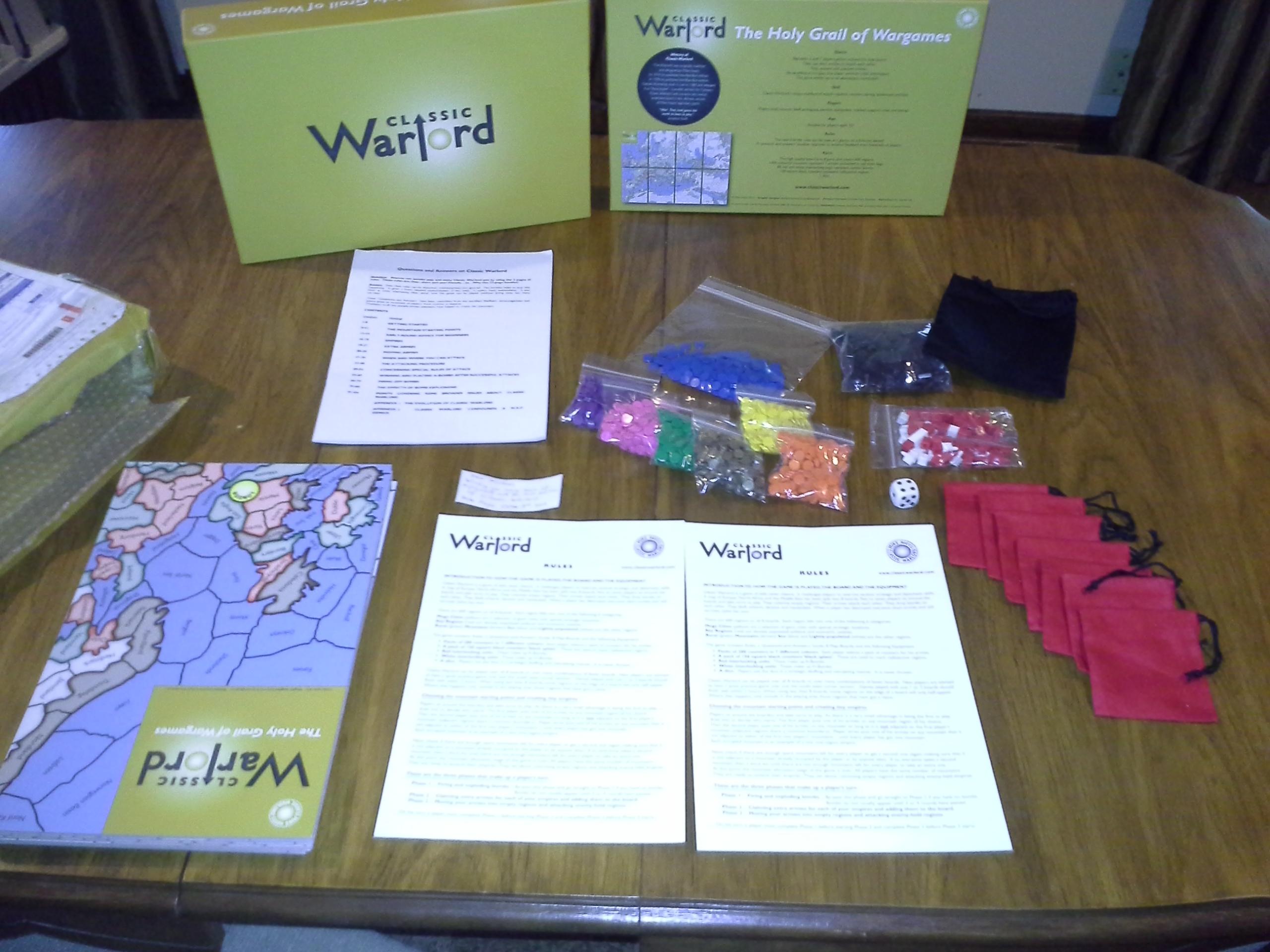 Board Game, Classic, Warlord