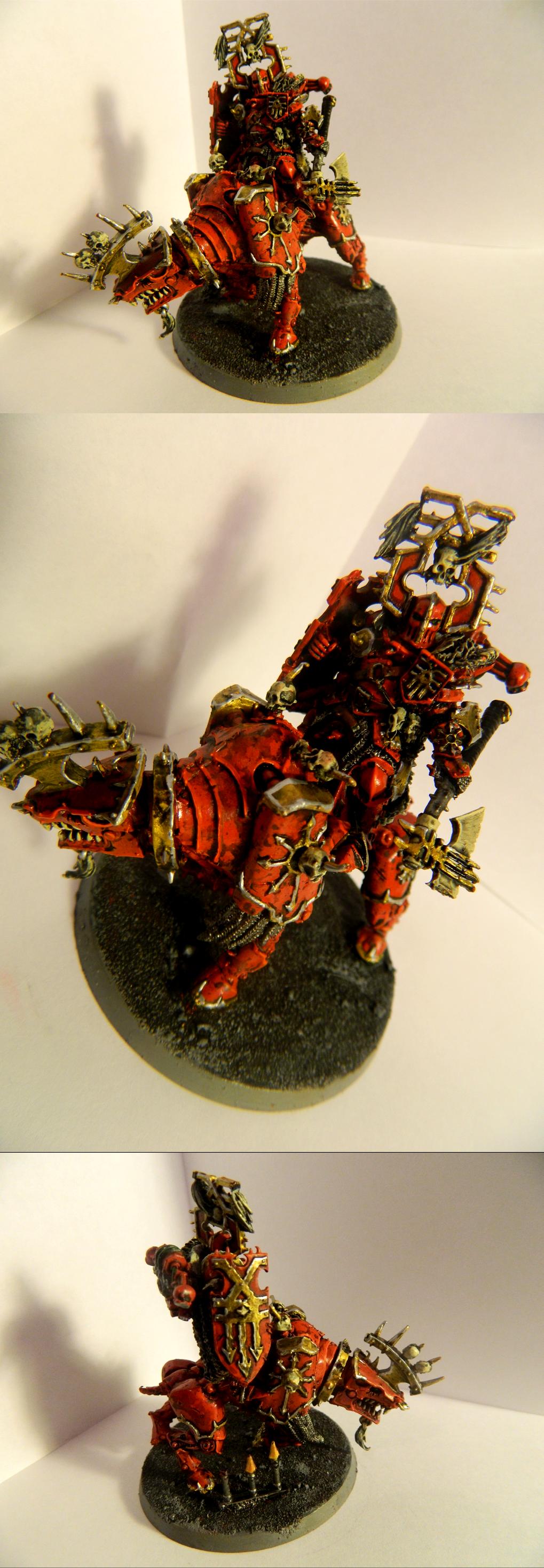 Chaos Lord, Juggernaut, Khorne, World Eaters