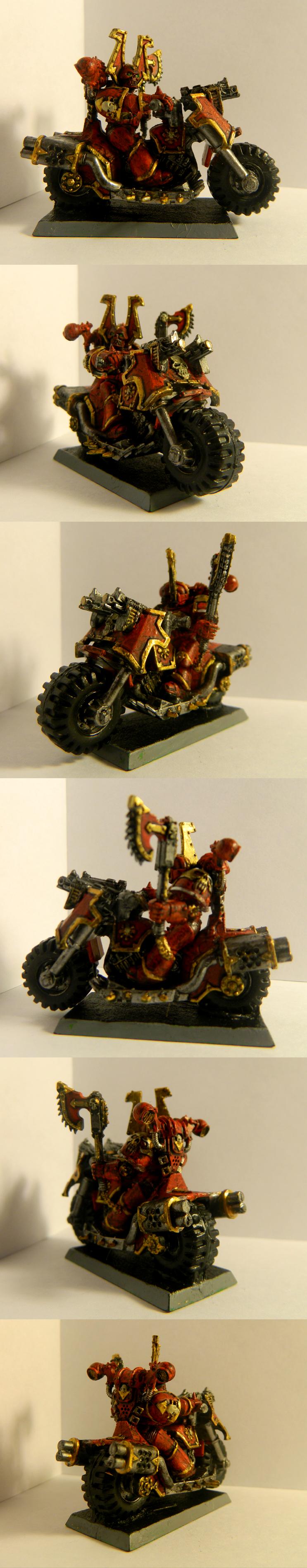 Berzerker, Bike, Chaos Space Marines, Khorne, World Eaters