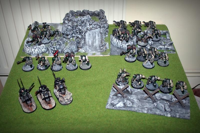 Dark Angels, Deathwing, Deathwing Army, Space Marines, Terminator Armor, Warhammer 40,000