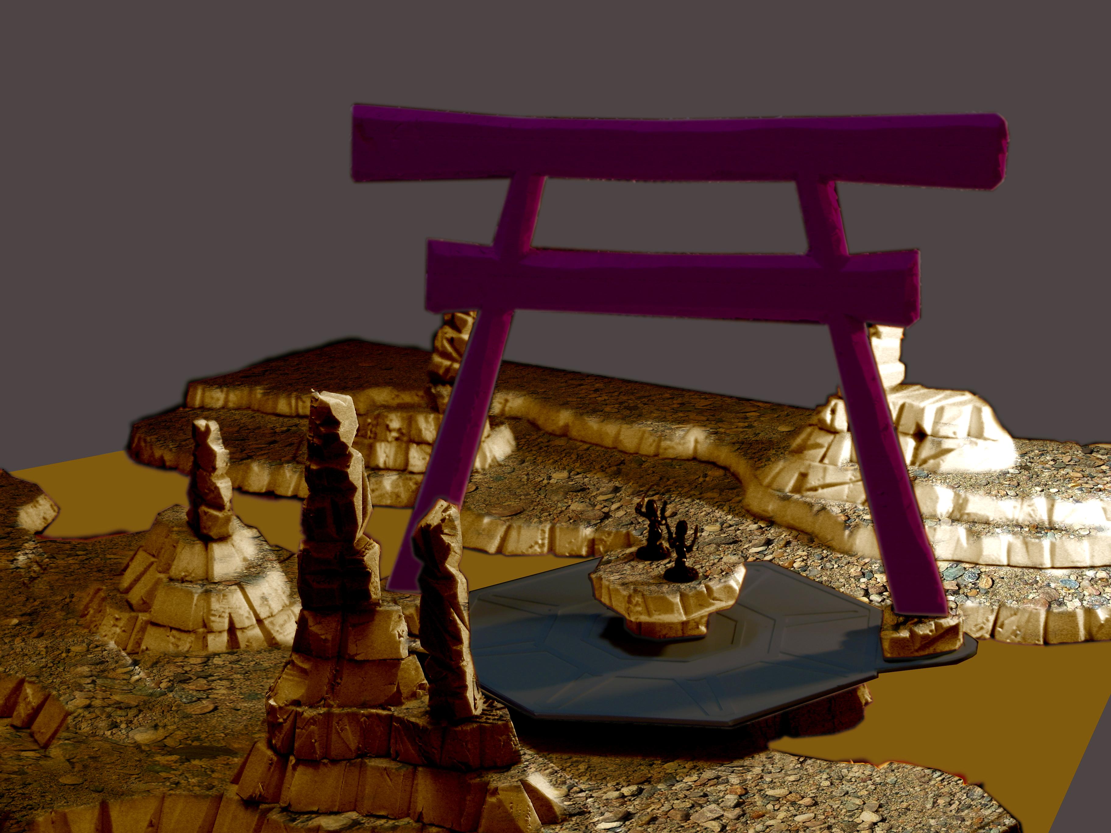 CONCEPT-Eldar Shrine, Purple