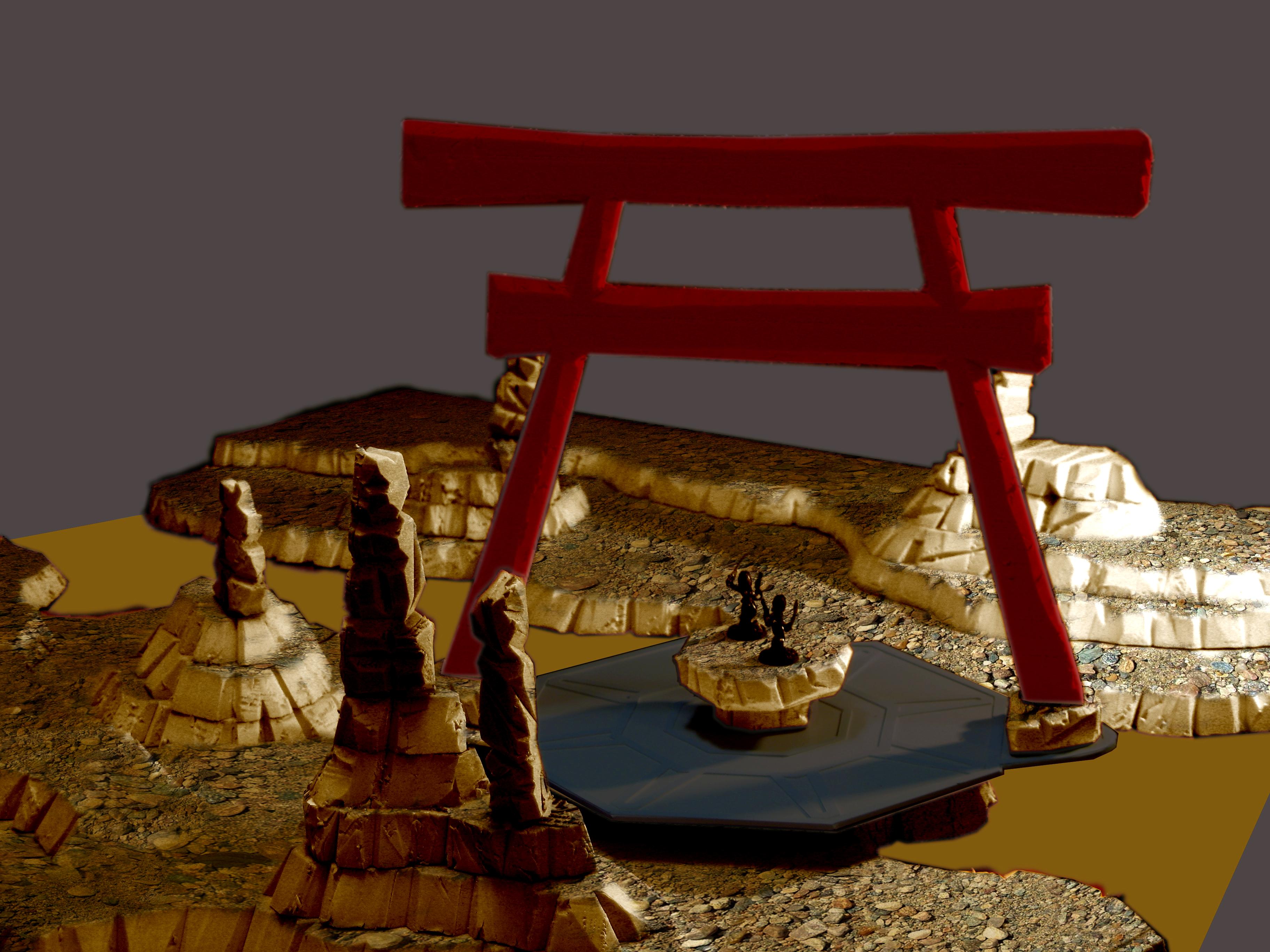 CONCEPT-Eldar Shrine, Red