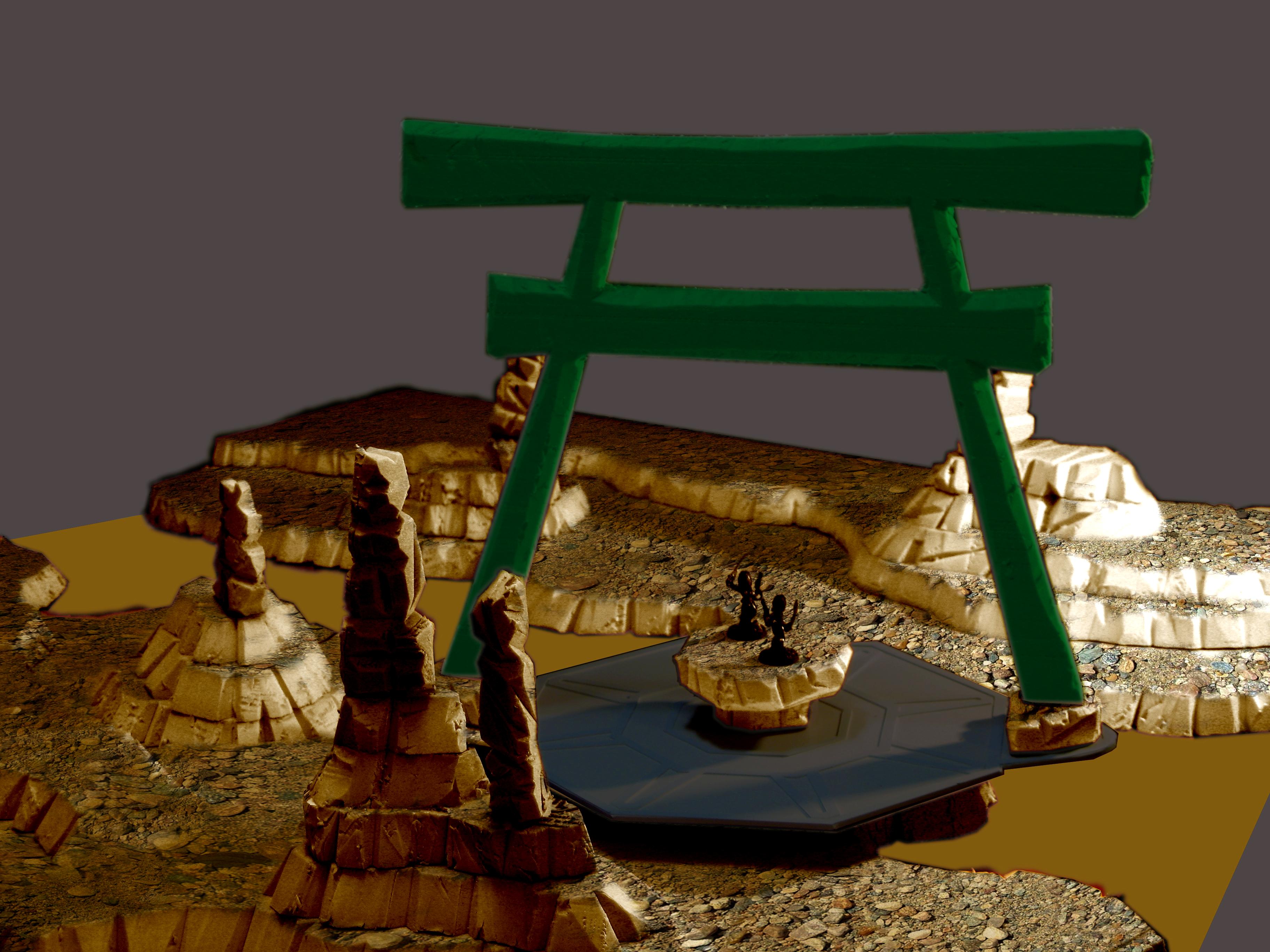CONCEPT-Eldar Shrine, Green