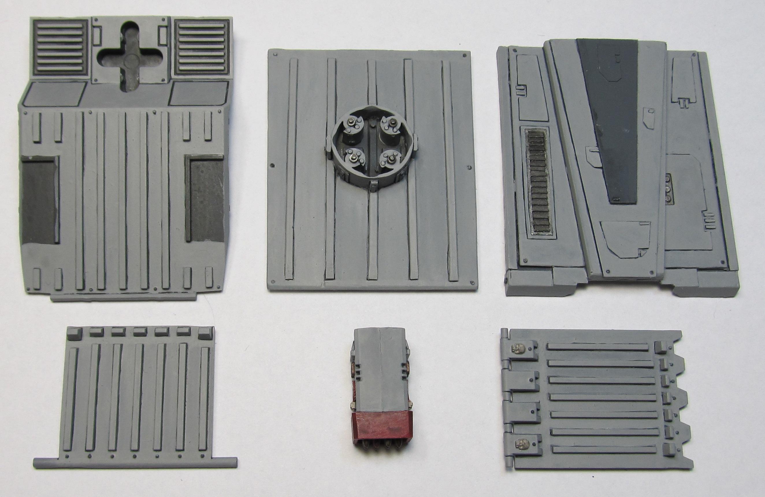 Stormraven Bottom parts WIP 4