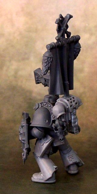 Captain, Kit Bash, Space Wolves, Thunder Hammer &amp; Storm Shield, Work In Progress