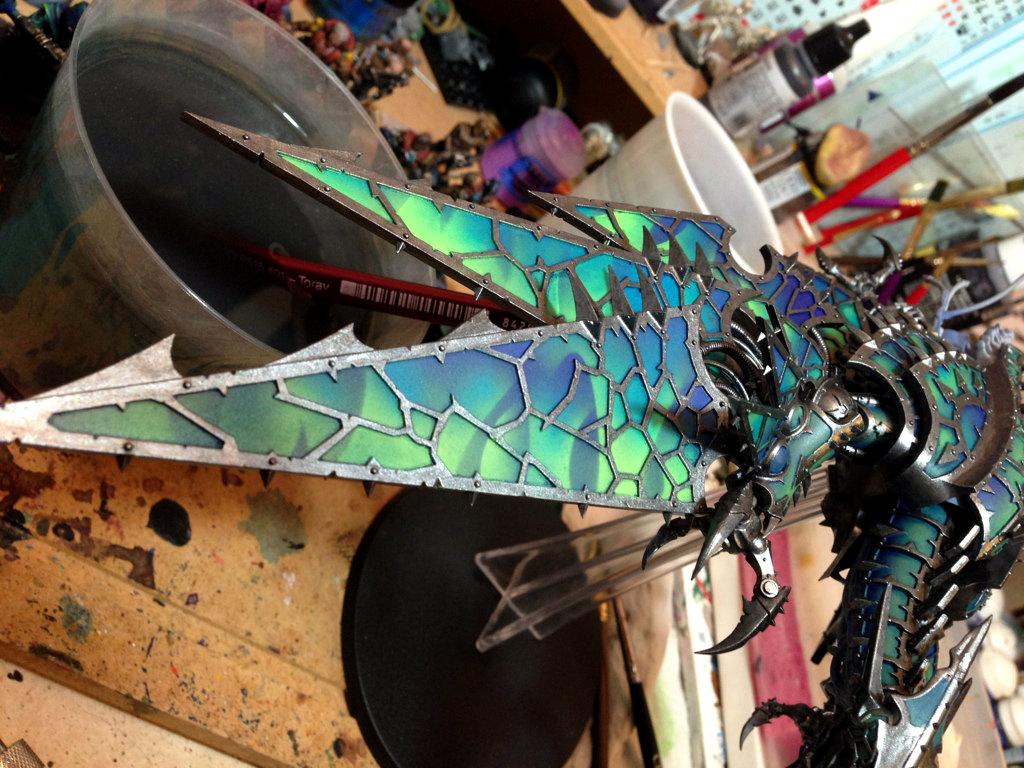 Airbrush, Alpha Legion, Chaos Space Marines, Games Workshop, Warhammer 40,000, Warhammer Fantasy