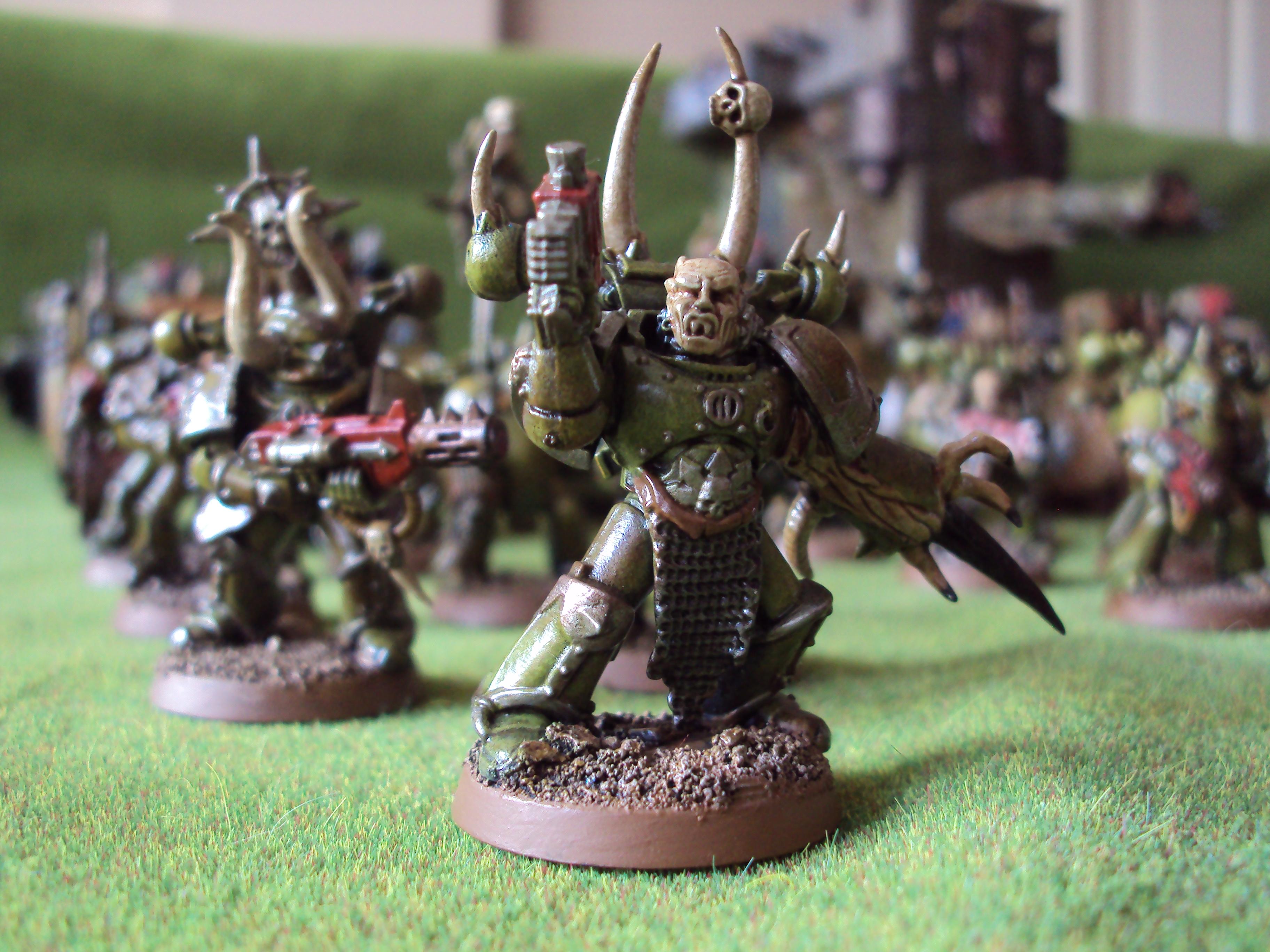 Chaos Space Marines, Nurgle, Plauge Marines