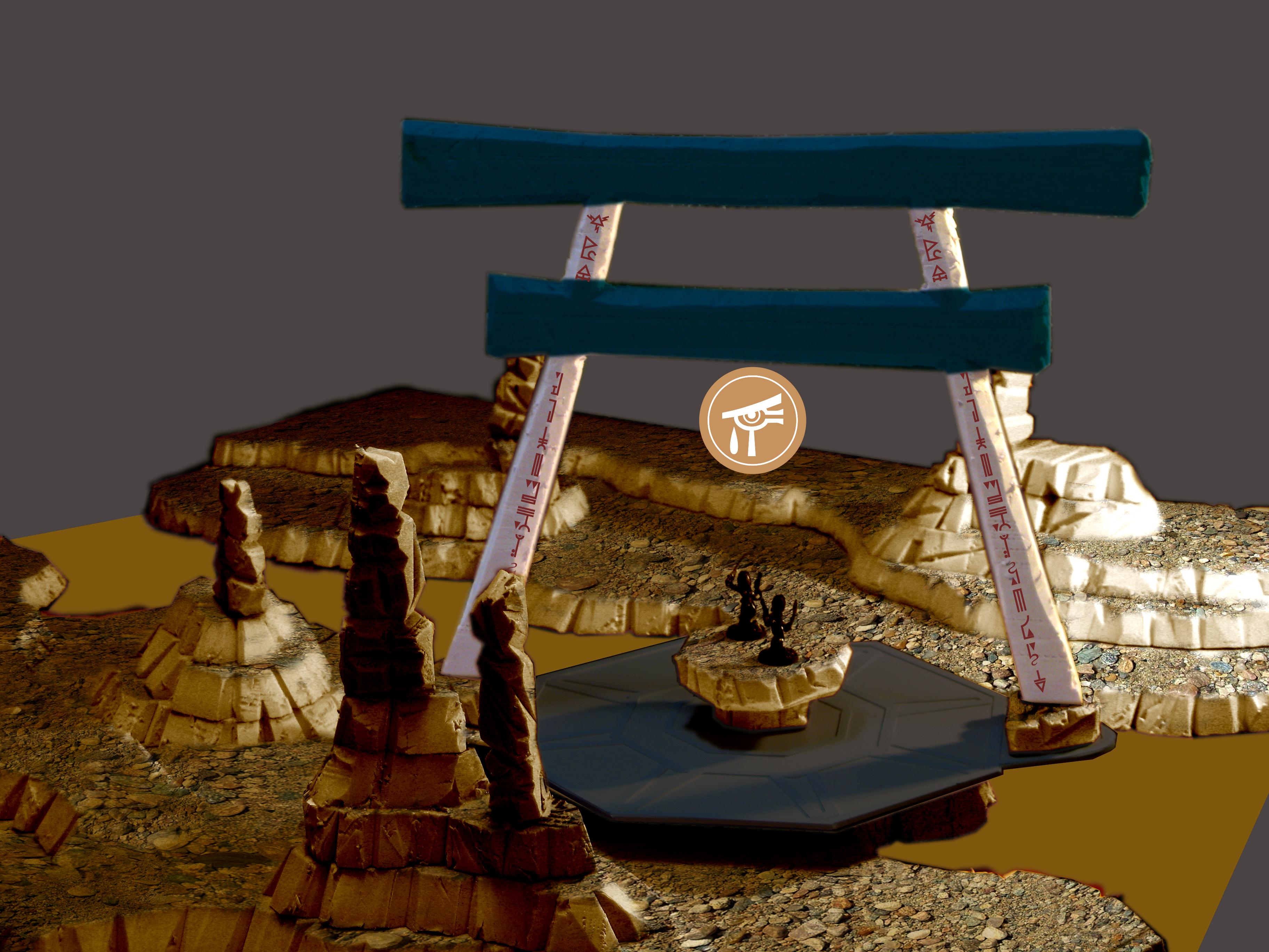 CONCEPT-Eldar Shrine, Blue/White