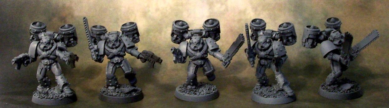 Assault Squad, Pre Heresy Death Guard, Space Marines, Work In Progress
