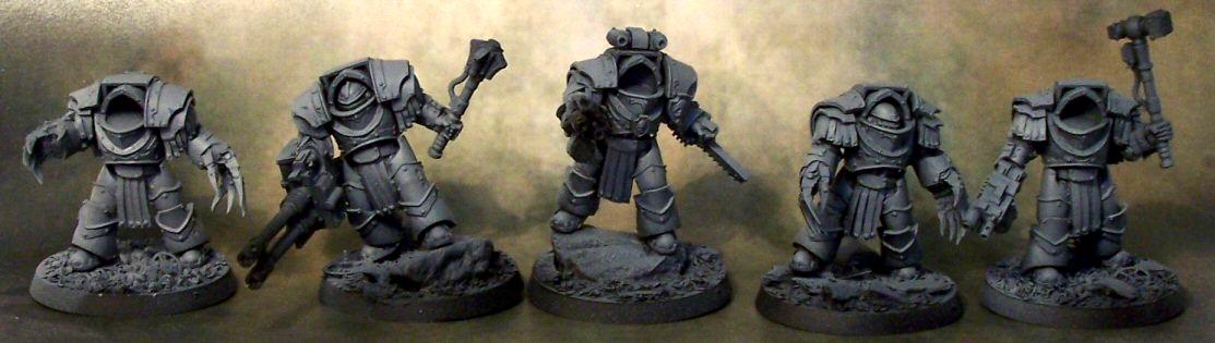 Cataphractii, Space Marines, Terminator Armor, Work In Progress