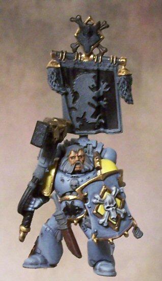 Character, Space Marines, Space Wolf Captain, Thunder Hammer &amp; Storm Shield