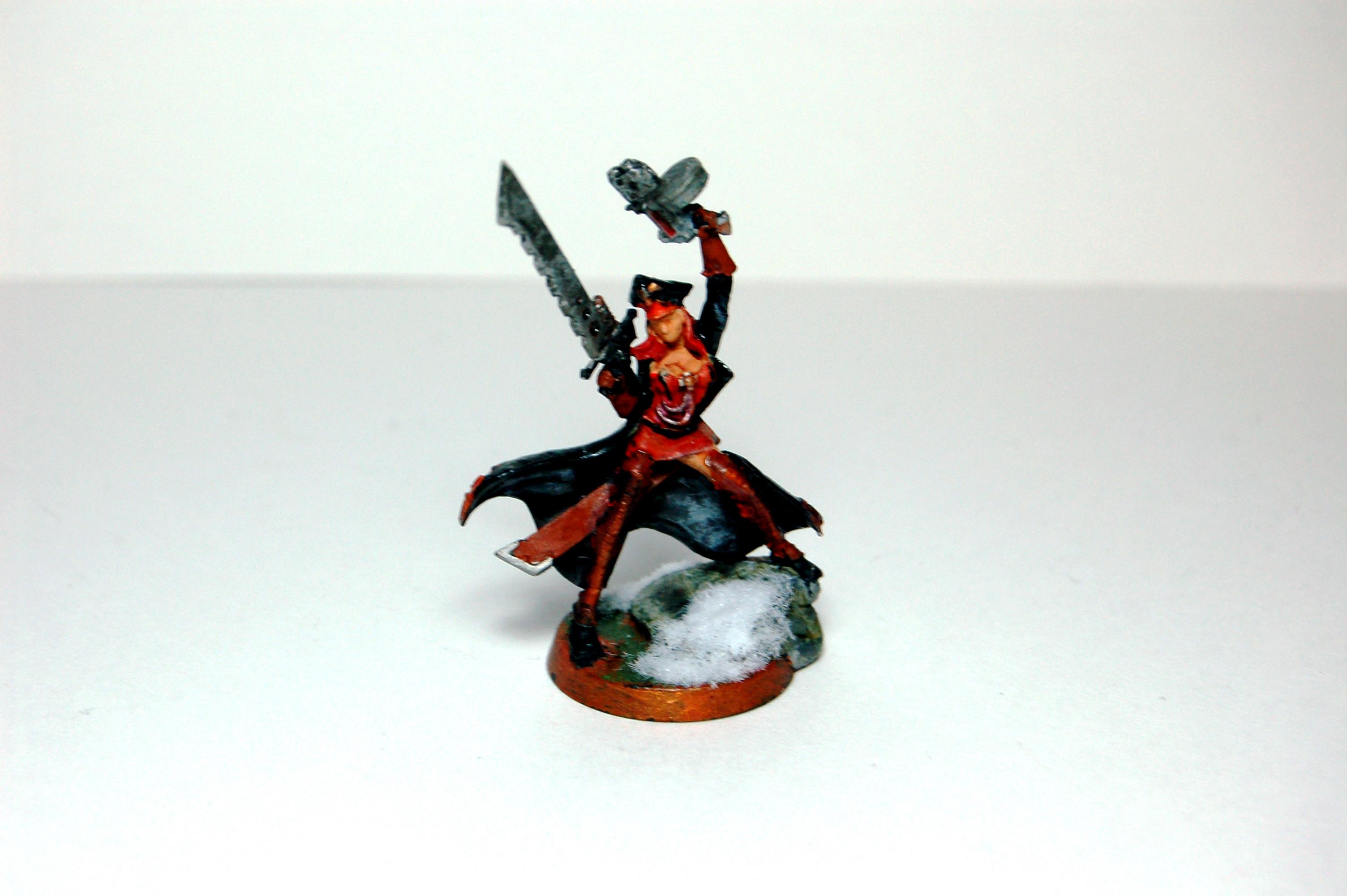 Army, Commissar, Female, Guard, Imperial Guard, Imperium, Lord Commissar, Raging Heroes, Snow