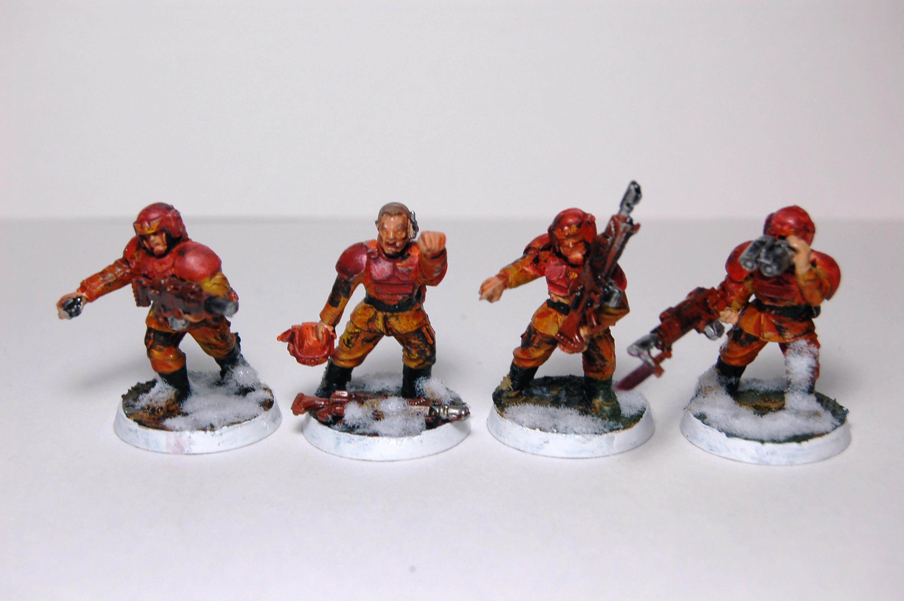 Army, Guard, Imperial Guard, Imperium, Infantry, Rearticulated, Shocktroops, Snow