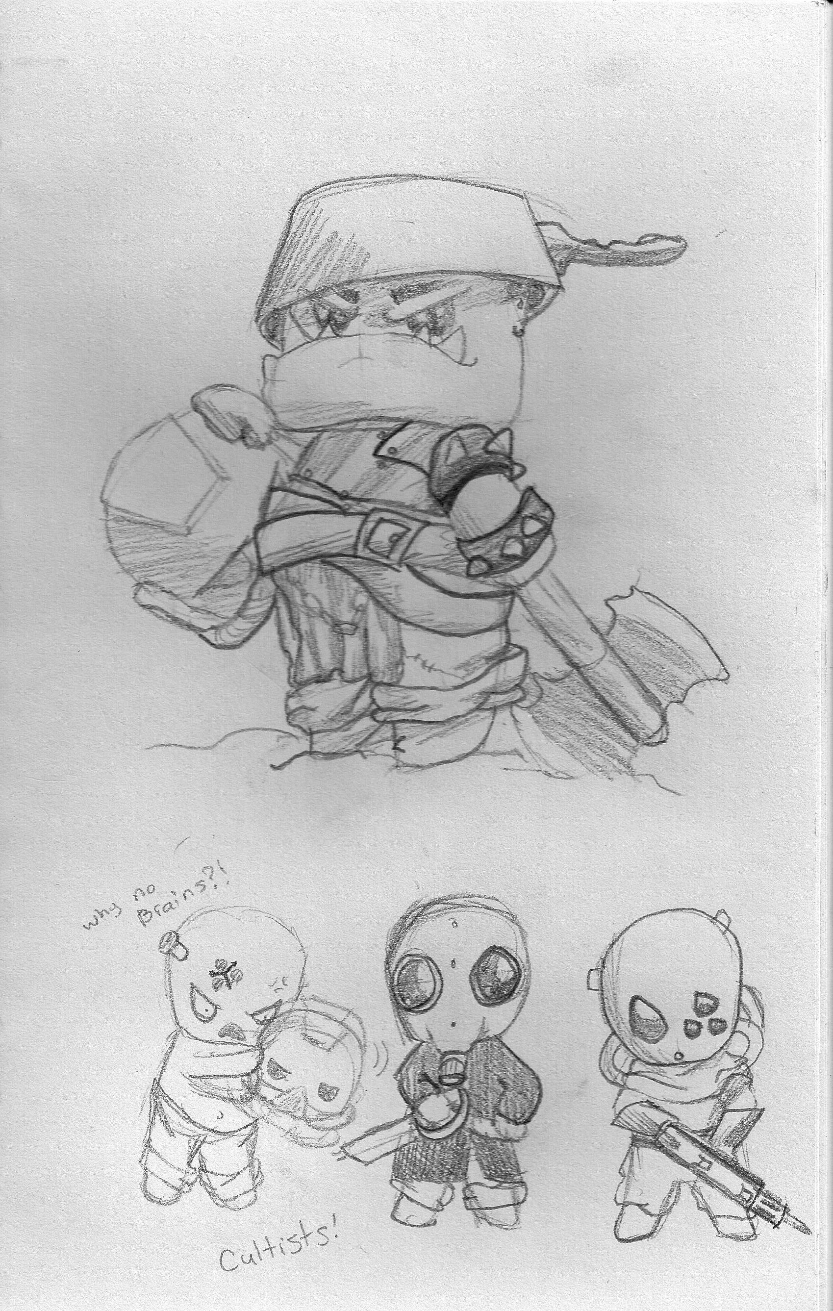 Chibi, Green Skins, Kawaii, Orks