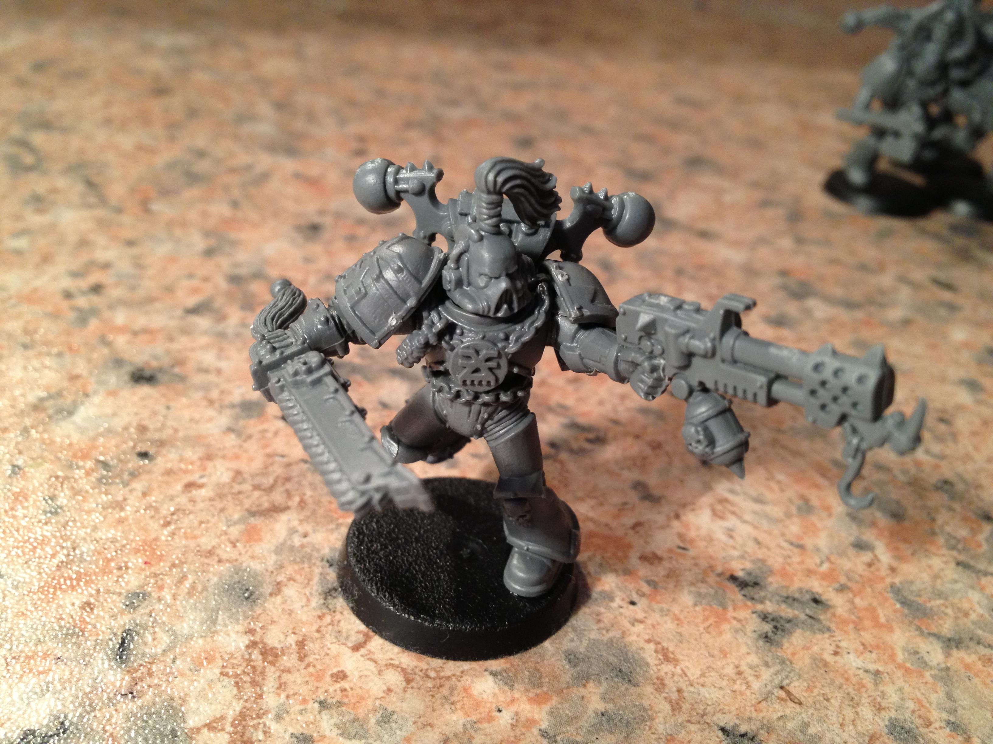 Black Legion, Chaos Space Marines, Flamer, Khorne, Work In Progress, World Eaters