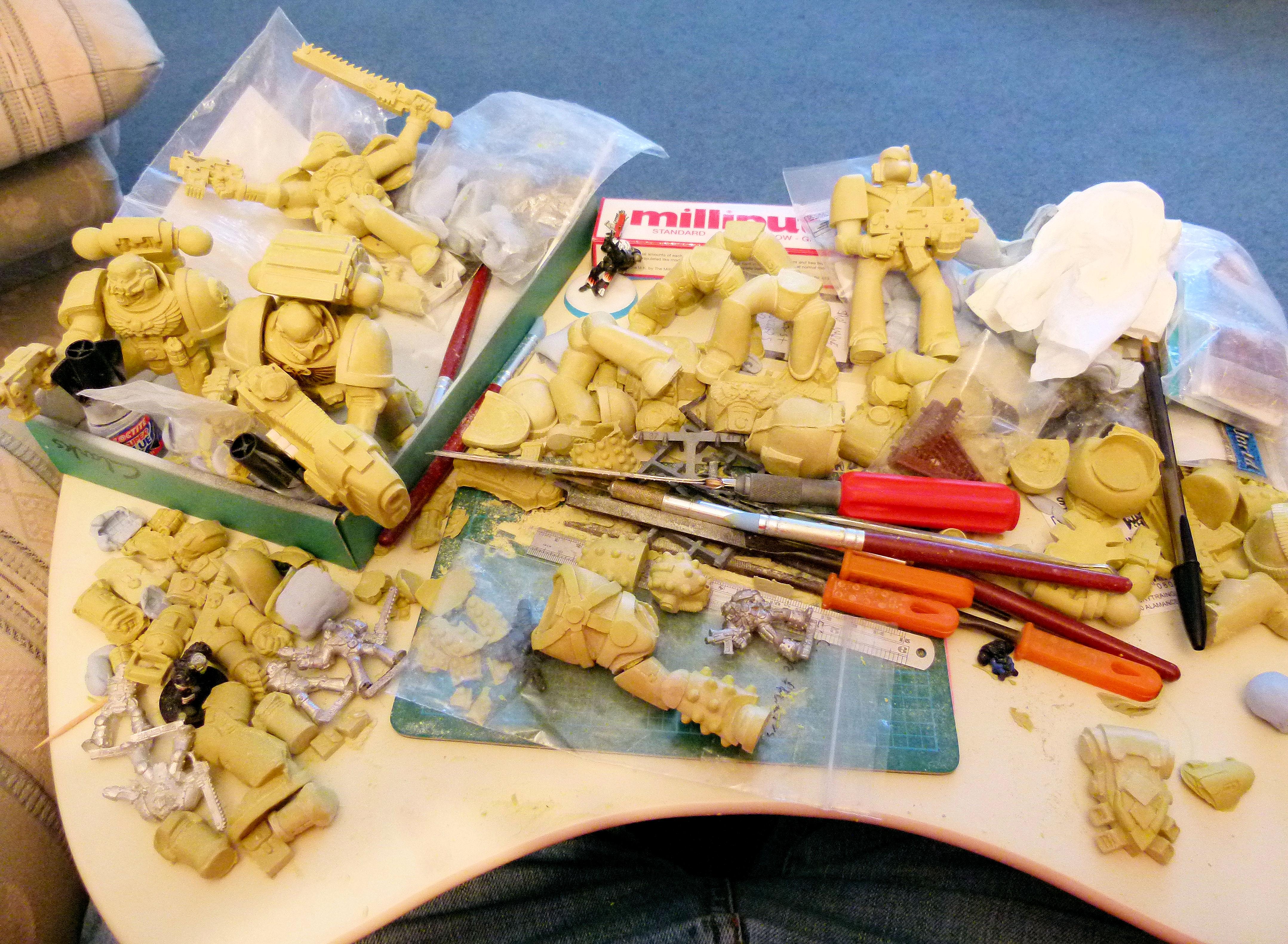 Space Marines, Work In Progress