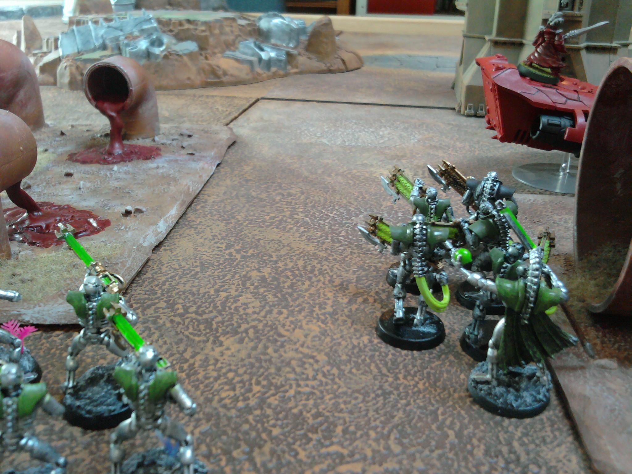 Bat Rep, Battle Report, Eldar, Game Table, Necrons, Terrain