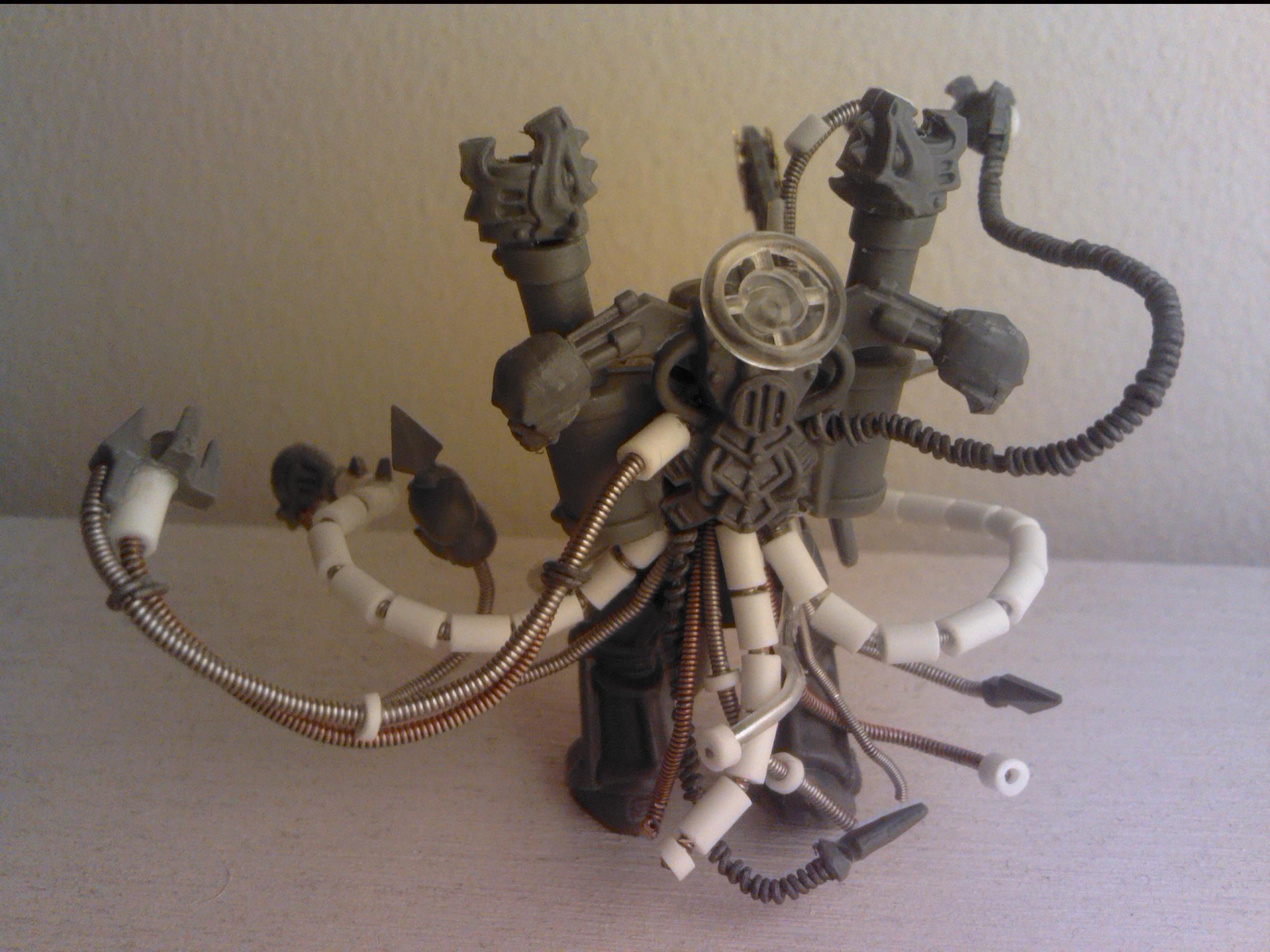 Admech, Chaos, Conversion, Dark Mechanicus, Iron Warriors, Plastic, Scratch Build, Tentacle, Warpsmith, Warsmith, Work In Progress