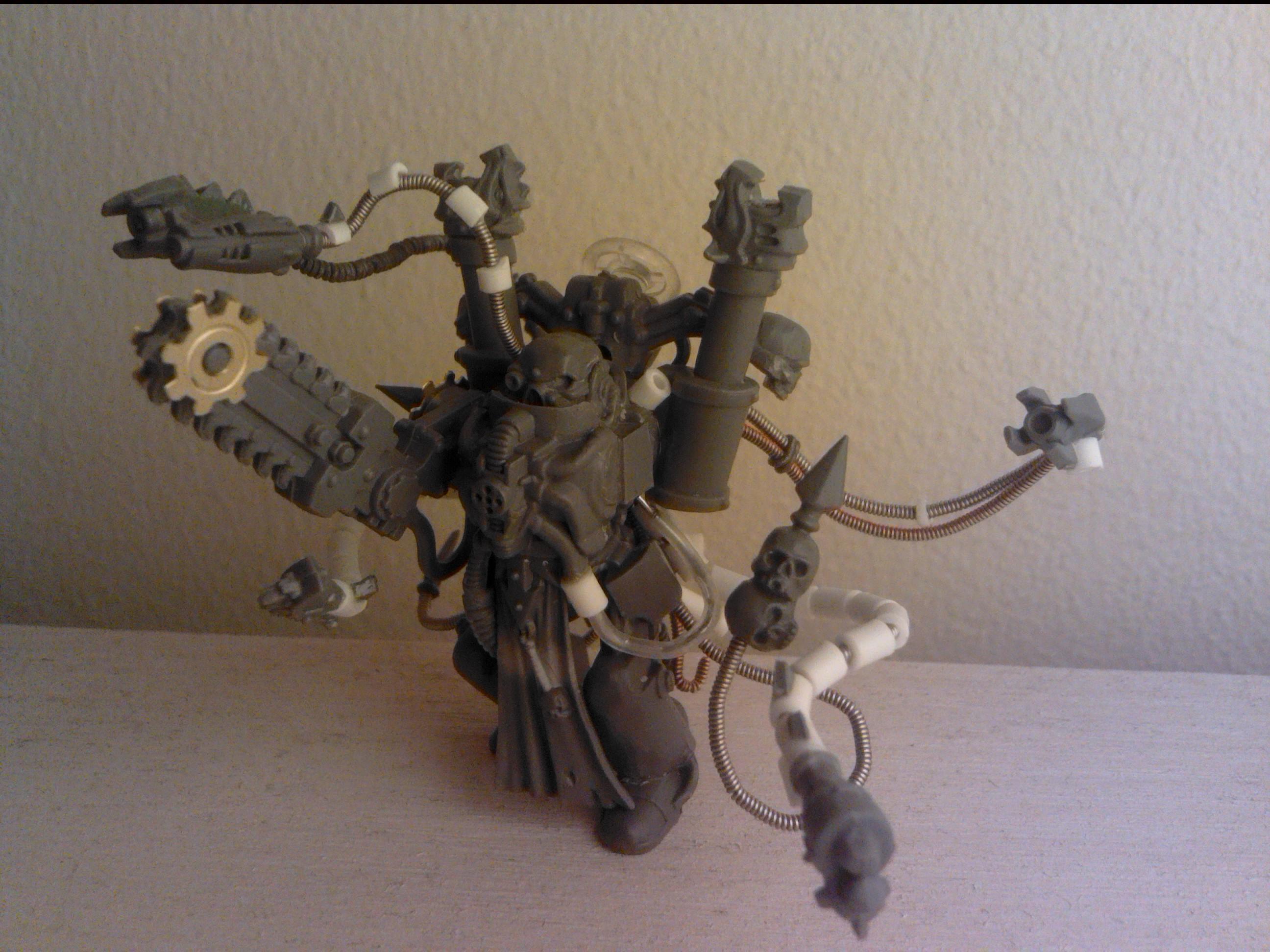 Admech, Chaos, Conversion, Dark Mechanicus, Iron Warriors, Plastic, Scratch Build, Tech Marine, Tentacle, Warpsmith, Warsmith, Work In Progress