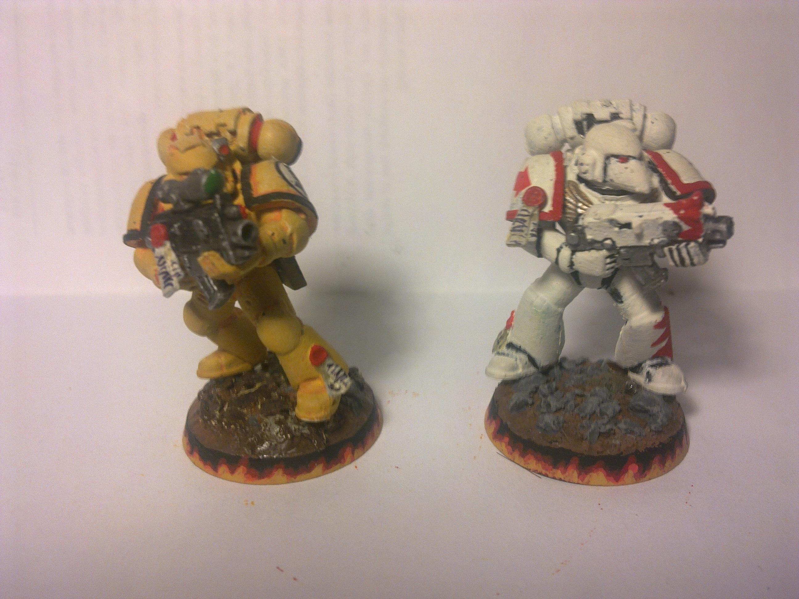 Imperial Fists, Spacemarine, Warhammer 40,000, White Scar