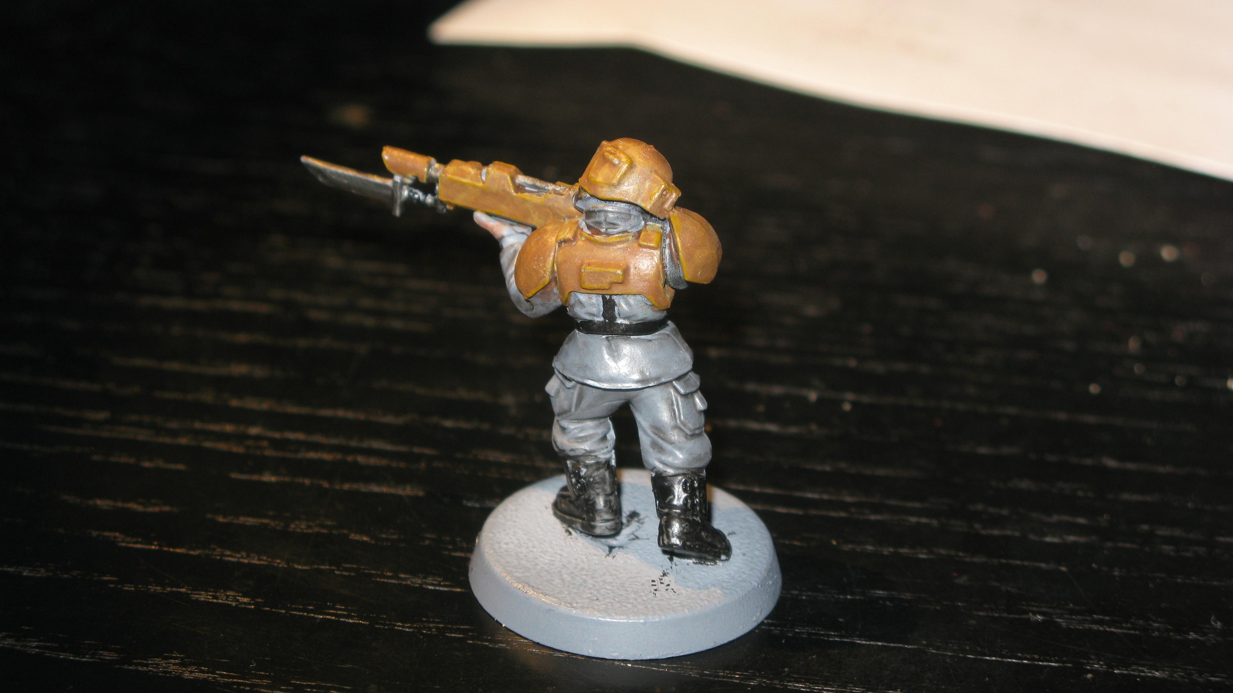 Guardsman from the rear