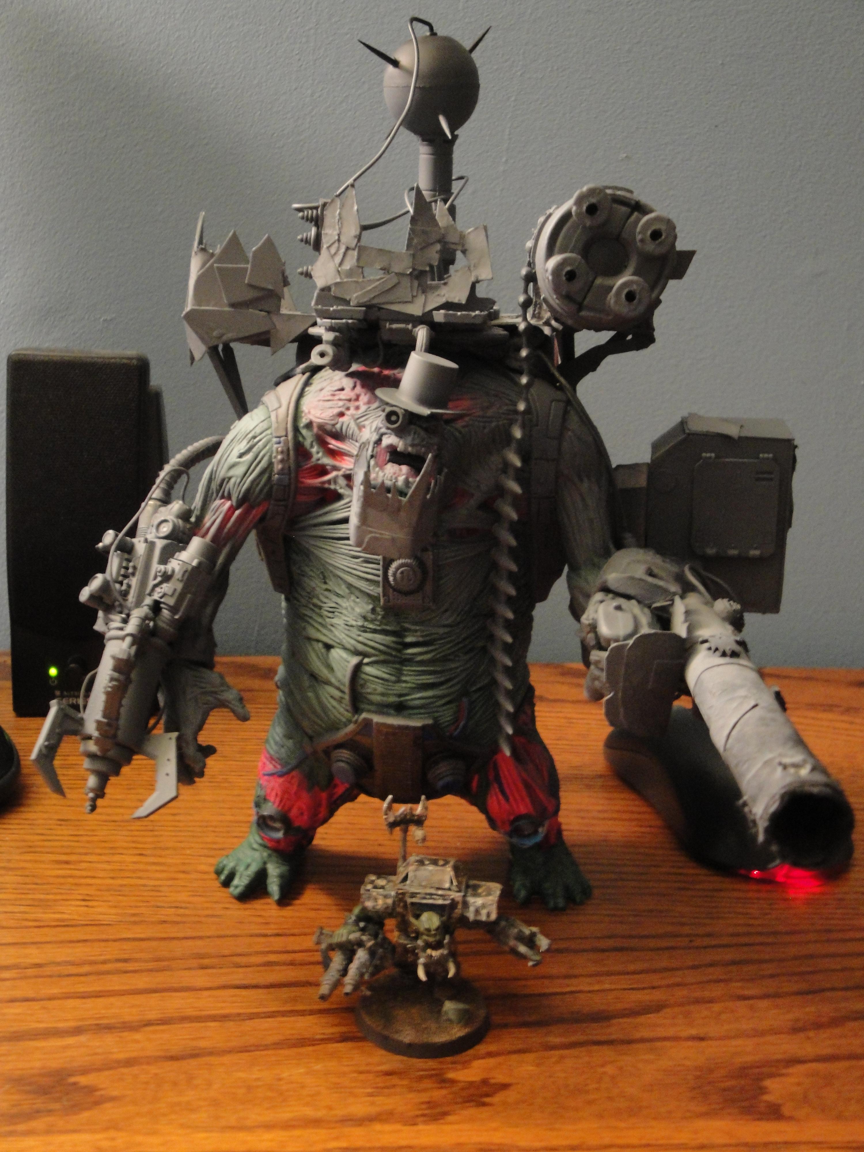Mega Armor, Orks, Stompa, Top Hat, Warboss