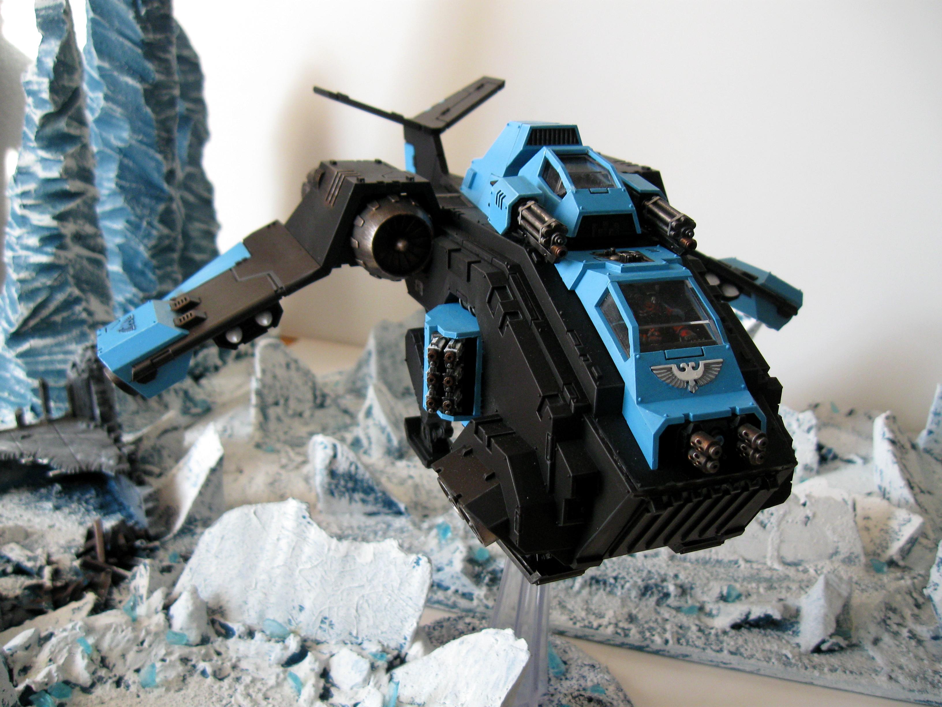 Chibi Hawk, Ice Angels, Ice Terrain, Raven, Stormraven, Warhammer 40,000