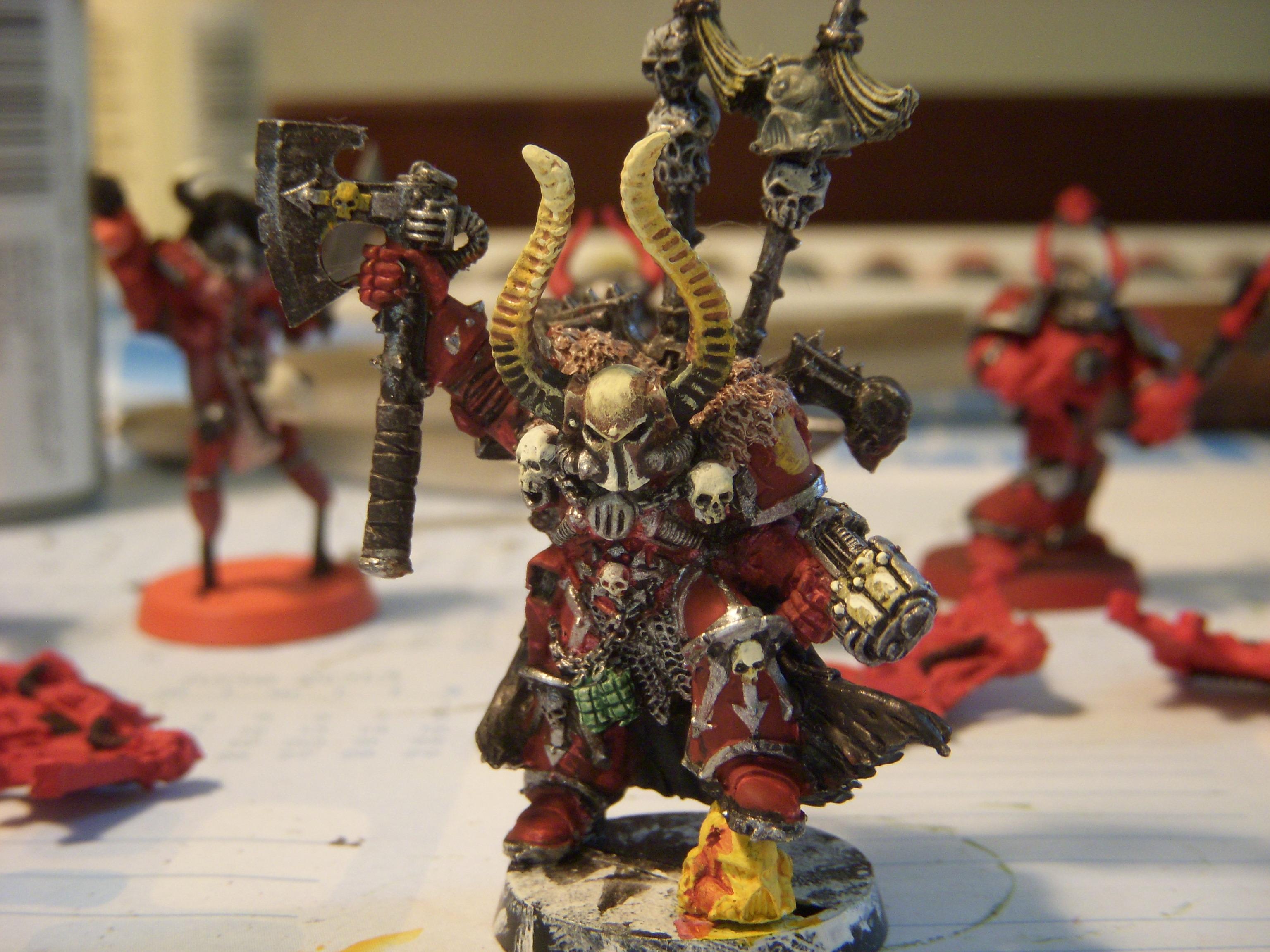 Chaos, Chaos Space Marines, Word Bearers, Work In Progress