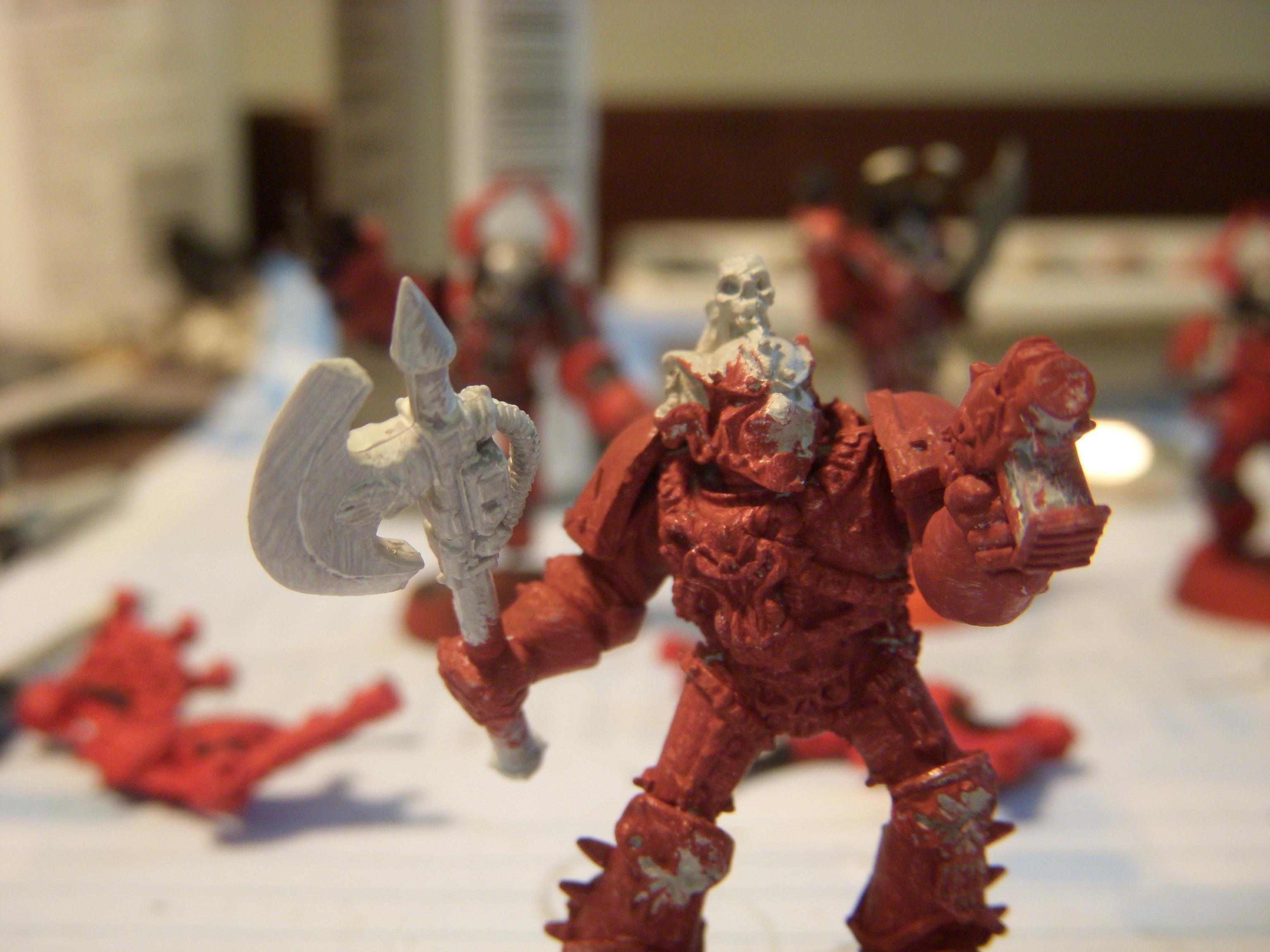 Chaos, Chaos Space Marines, Sorcerer, Word Bearers, Work In Progress