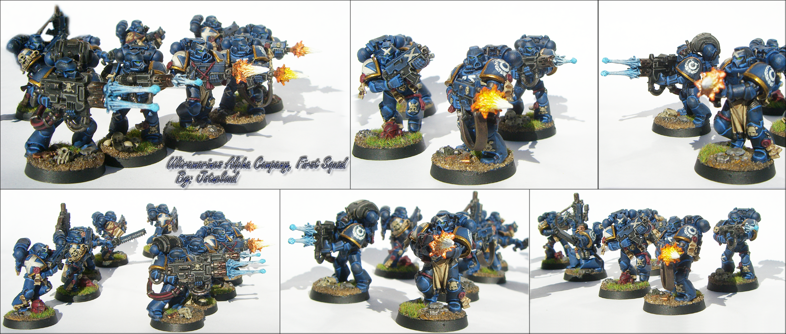 Space Marines, Tactical Squad, Ultramarines, Warhammer 40,000