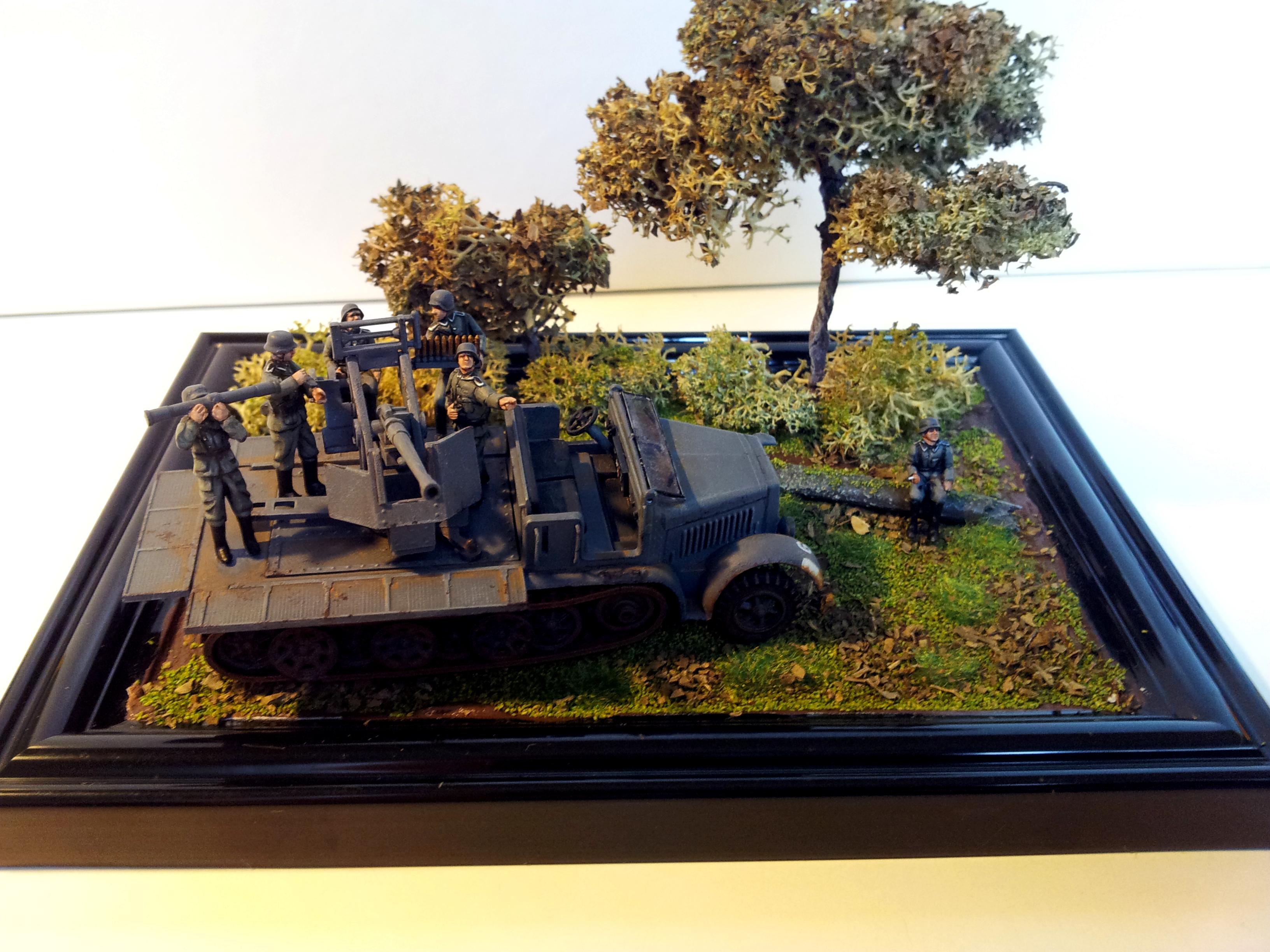 1/72, 1:72, Diorama, Germans, Sdkfz 7, World War 2