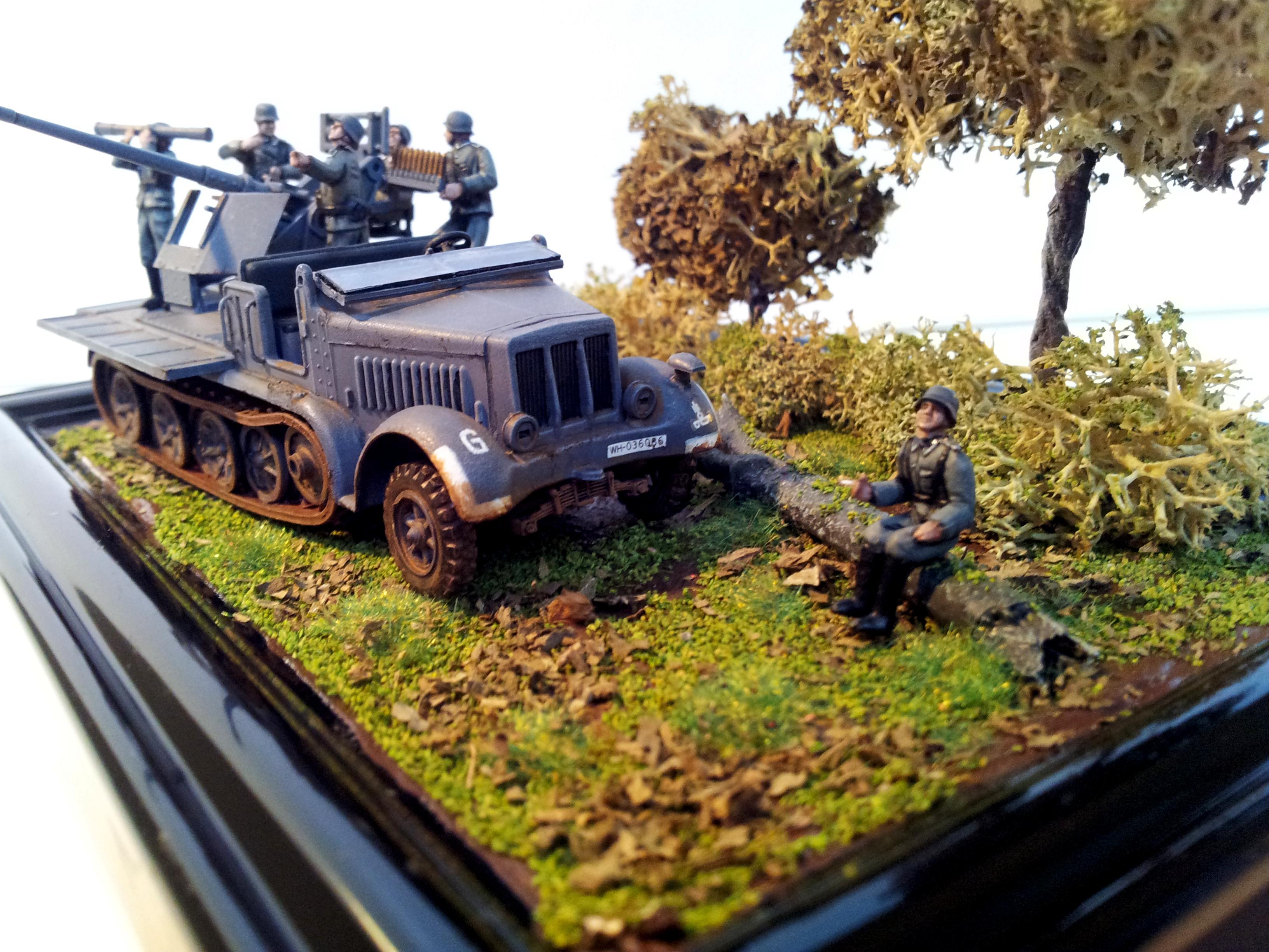 1/72, 1:72, Diorama, Germans, Sdkfz 7, World War 2