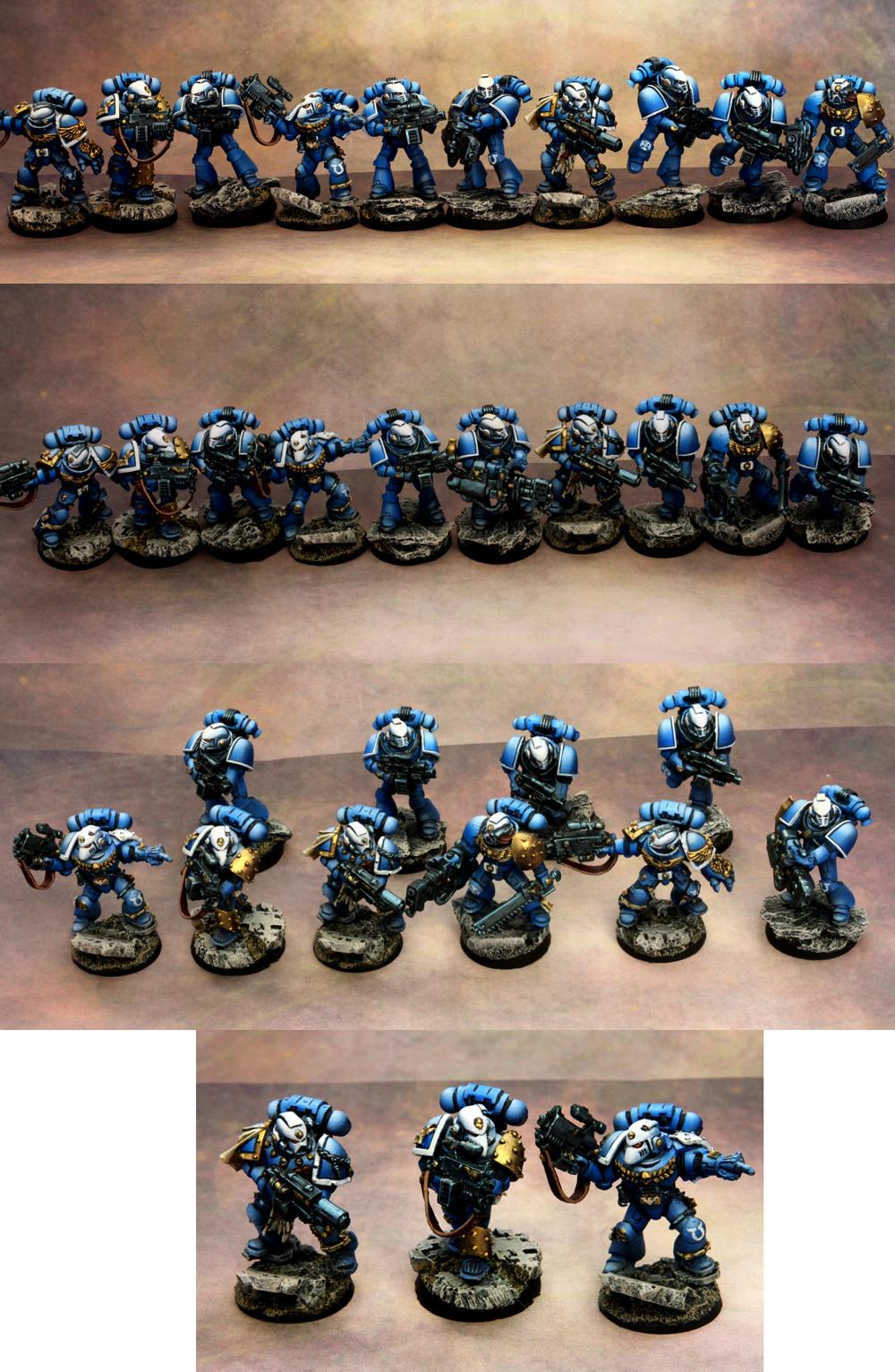 Space Marines, Sternguard, Ultramarines, Veteran