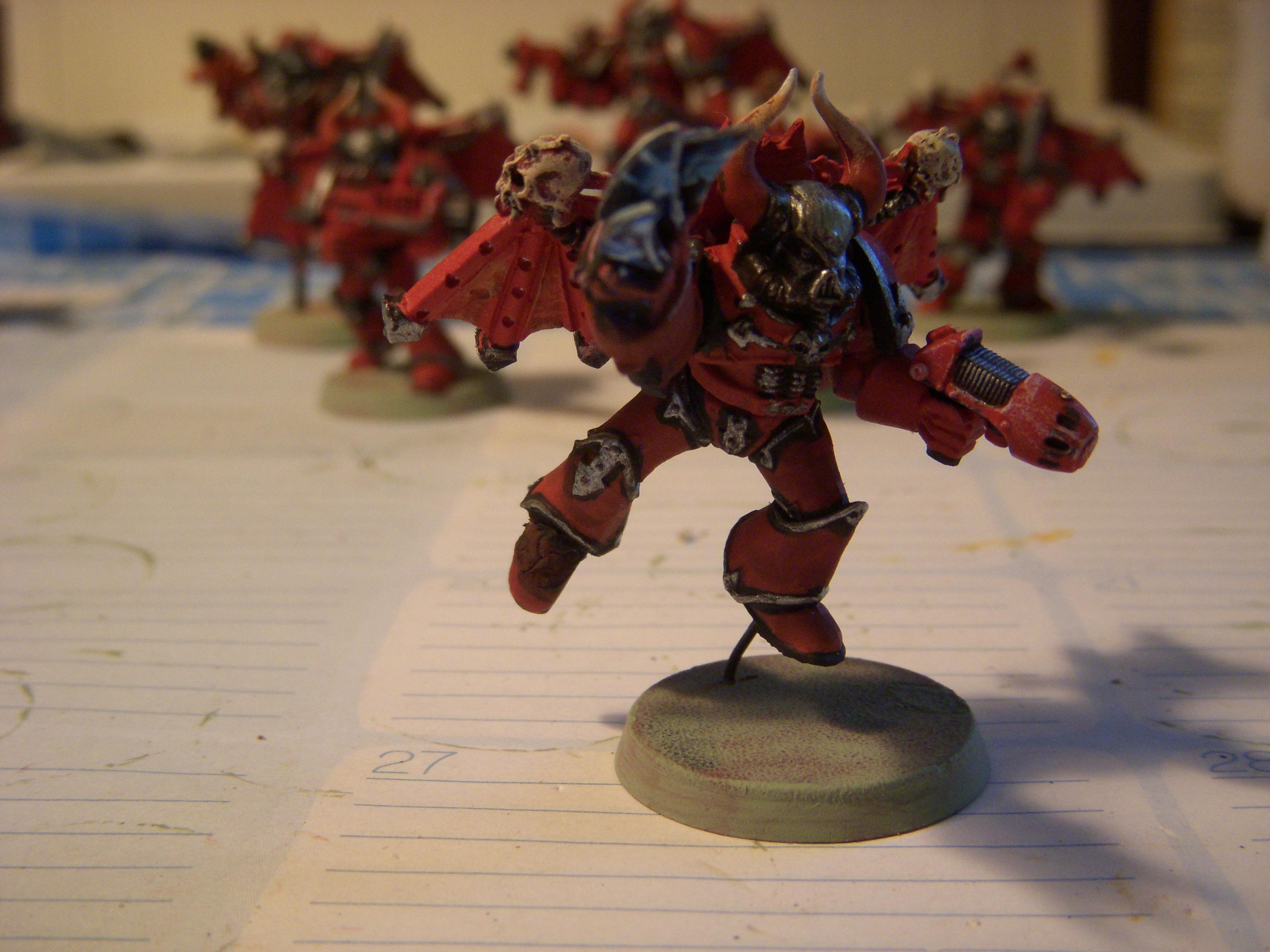 Chaos, Chaos Space Marines, Word Bearers, Work In Progress