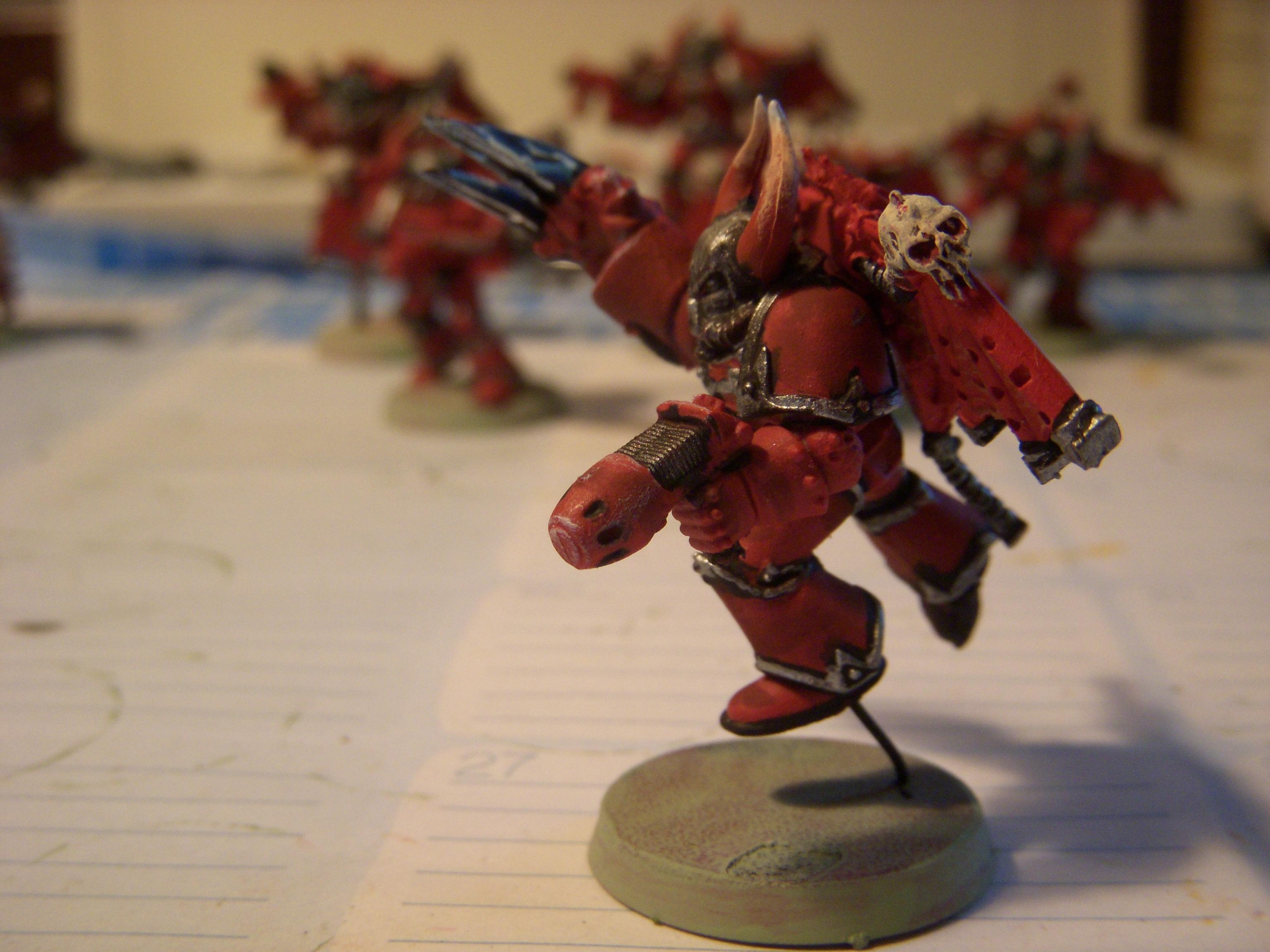Chaos, Chaos Space Marines, Word Bearers, Work In Progress
