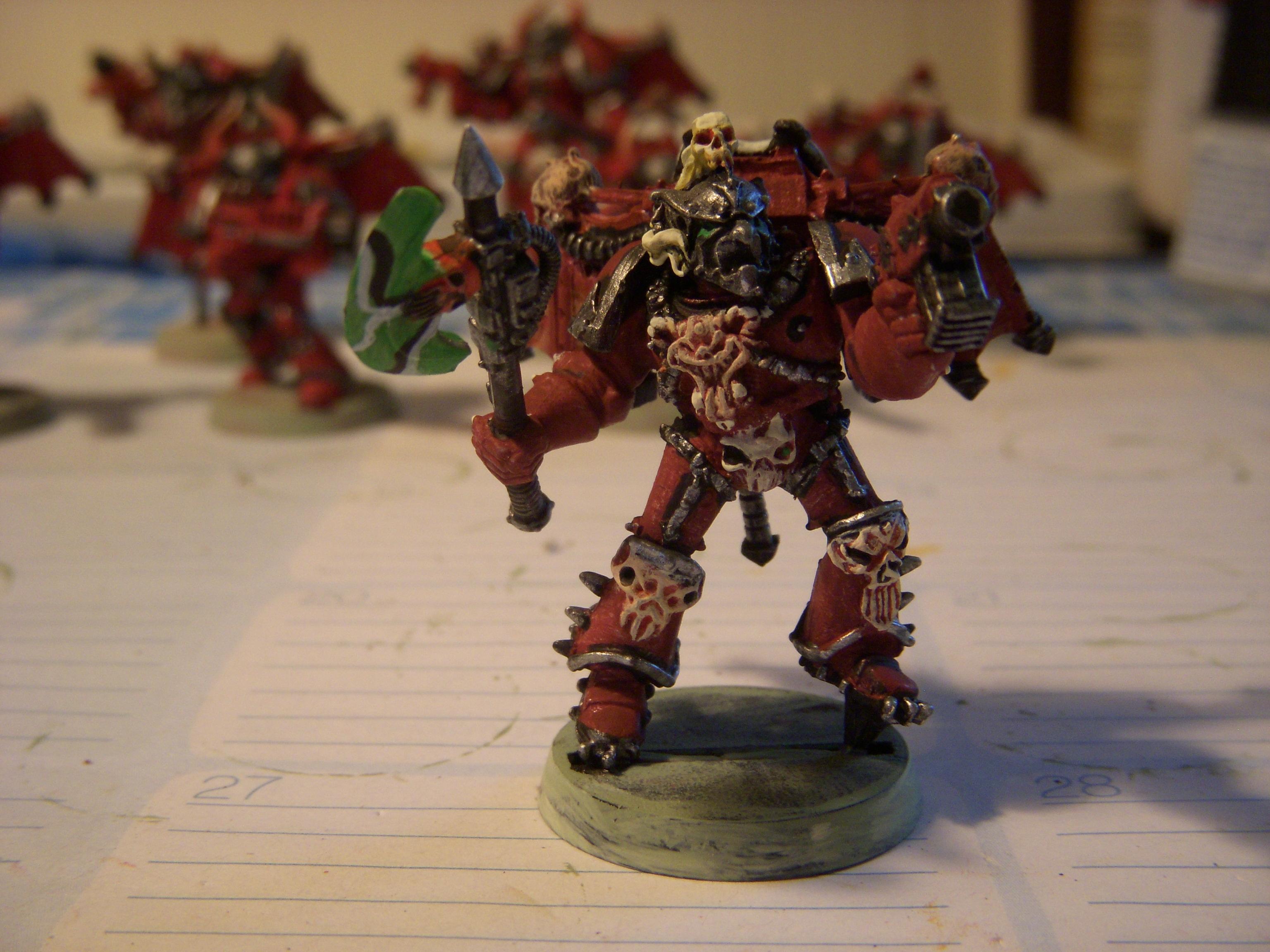 Chaos, Chaos Space Marines, Word Bearers, Work In Progress