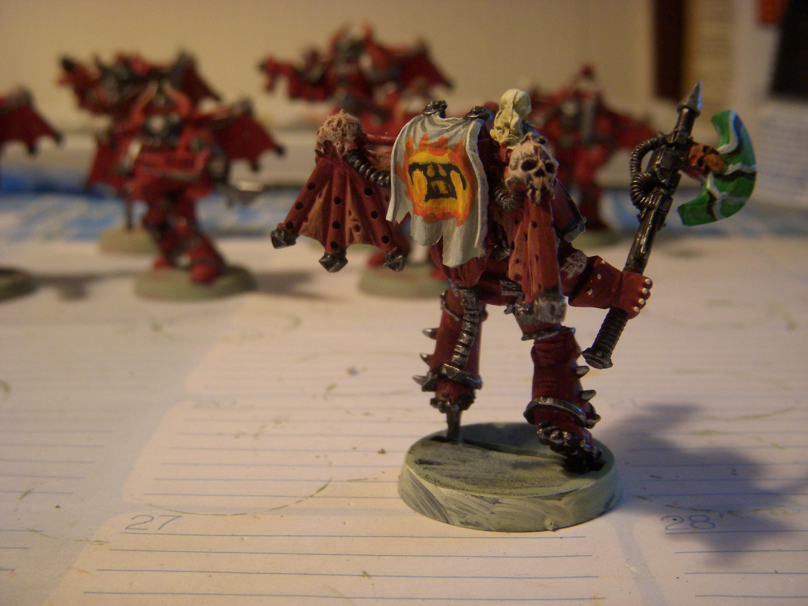 Chaos, Chaos Space Marines, Word Bearers, Work In Progress