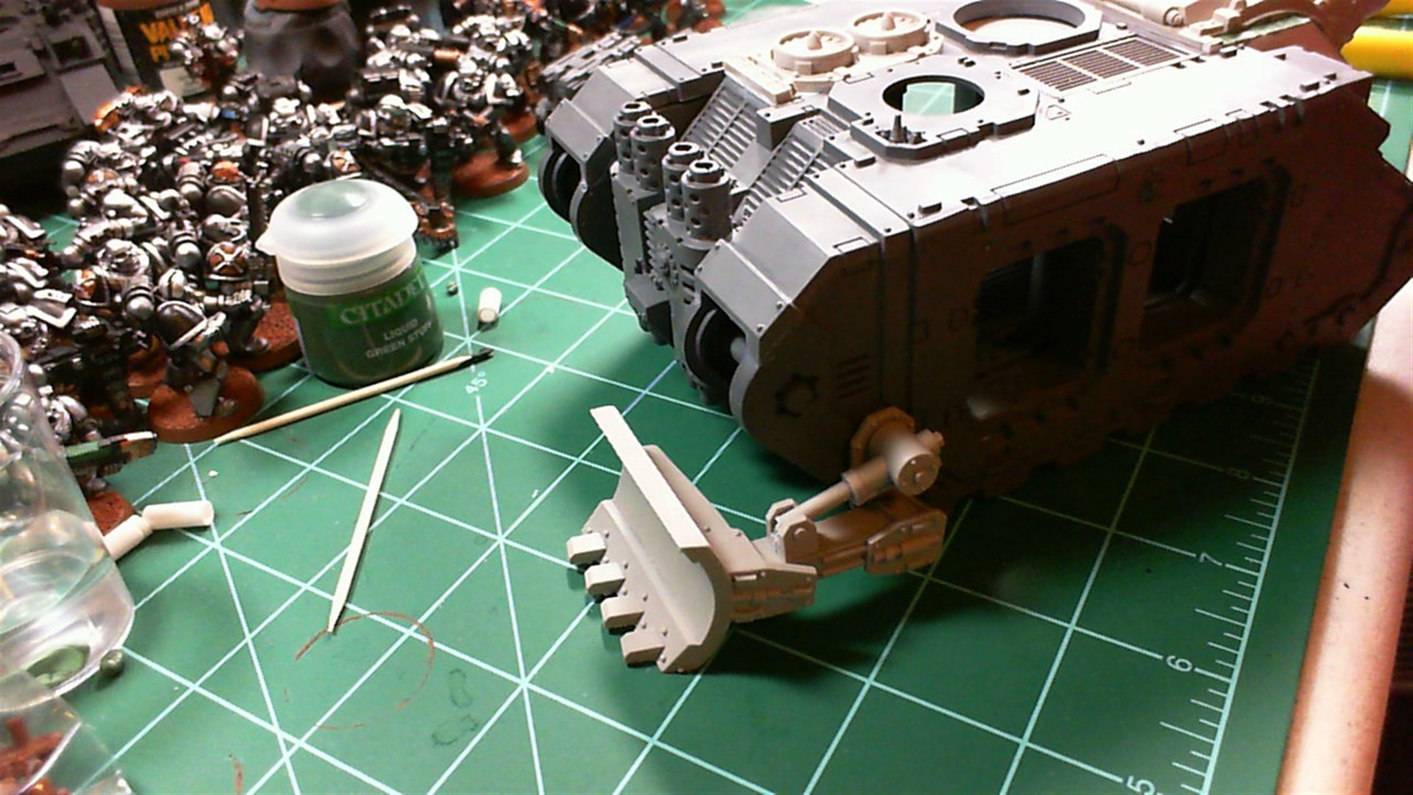 Ares, Big Momma, Cannon, Land Raider, Land Raider Ares, Lr Ares, Space Marines, Tank