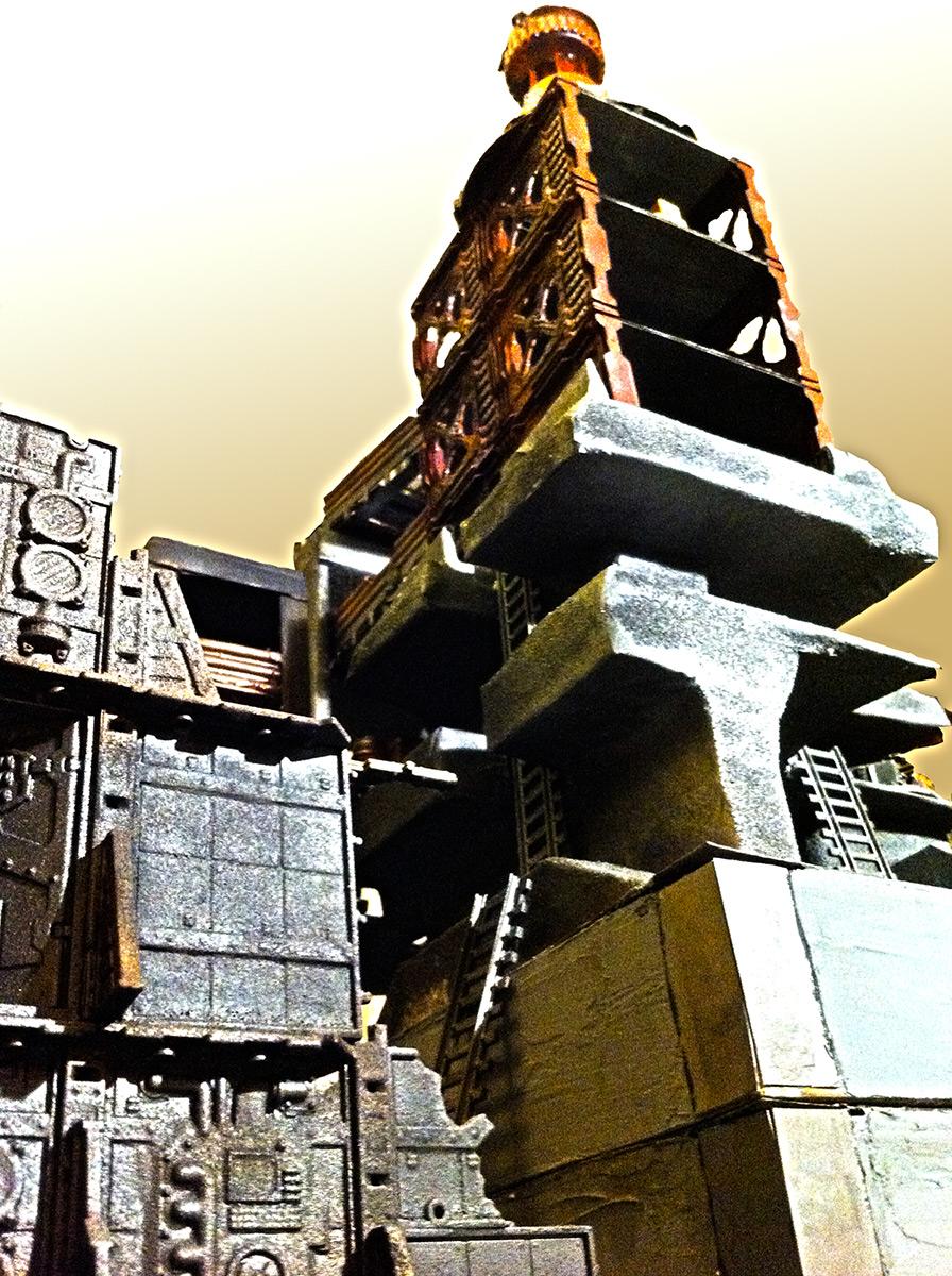 Buildings, Necromunda, Spire, Tall, Terrain